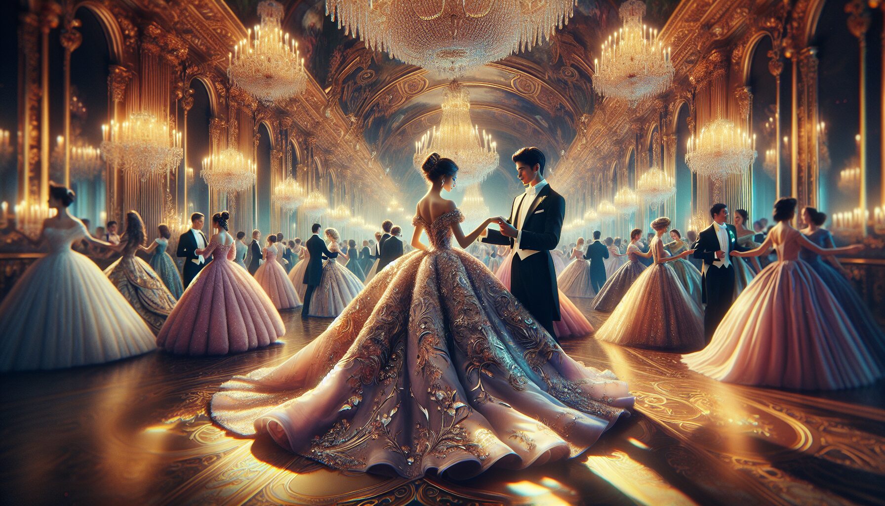 仙女教母為灰姑娘施展魔法,變出南瓜馬車和華麗禮服