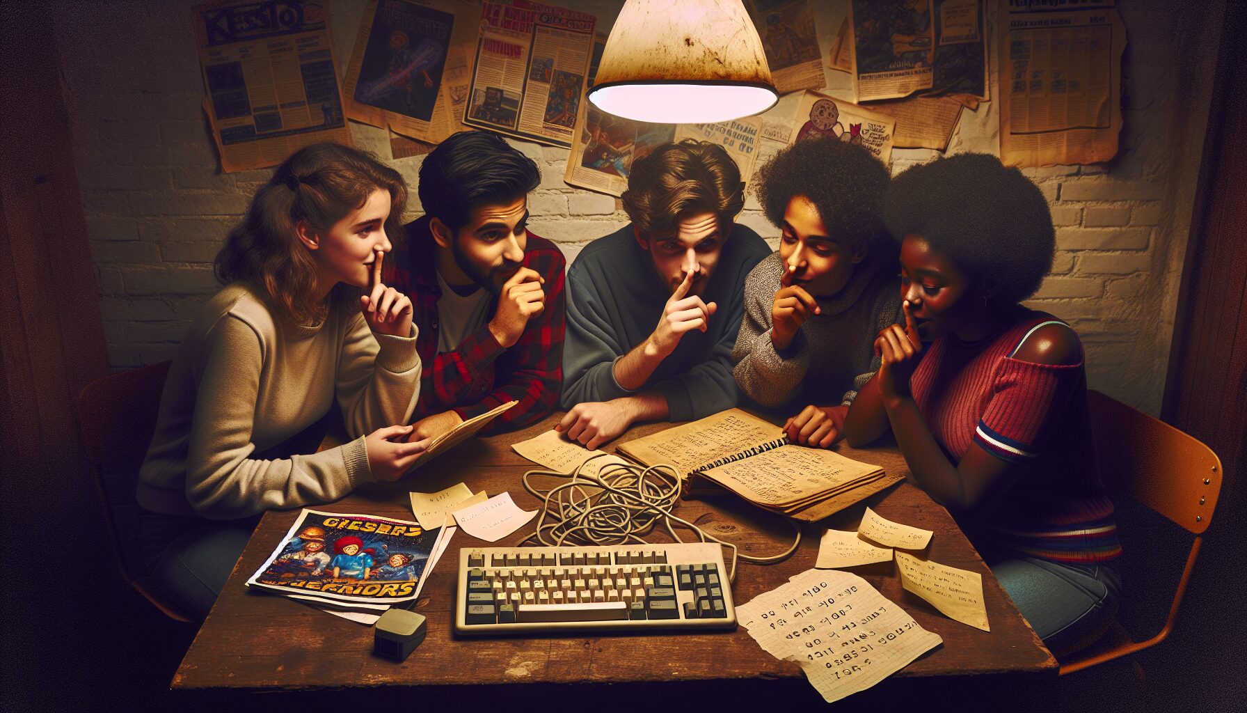 輸入密技指令的經典遊戲UI介面