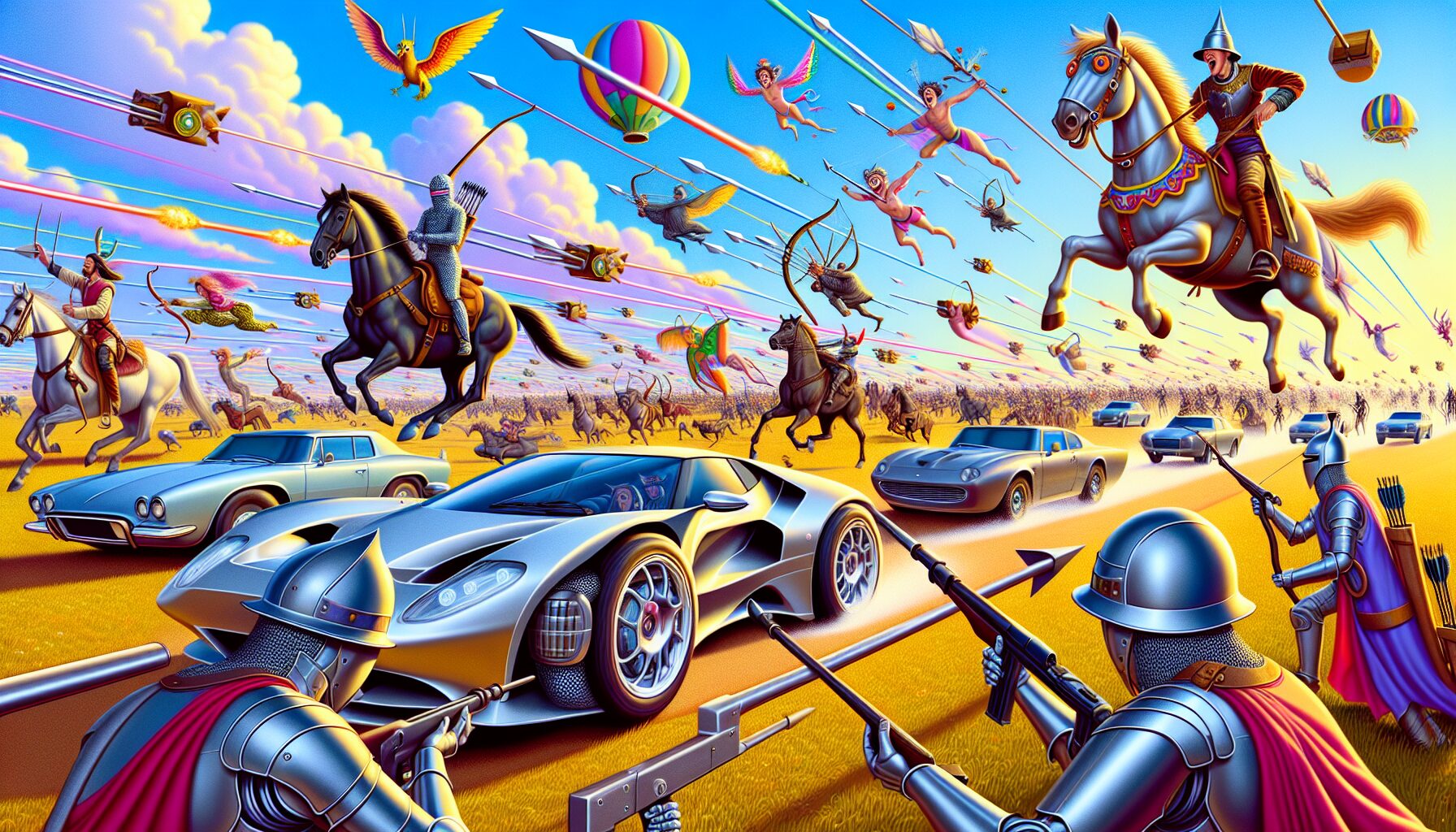 HOW DO YOU TURN THIS ON 召喚的眼鏡蛇車與其它奇特單位場景