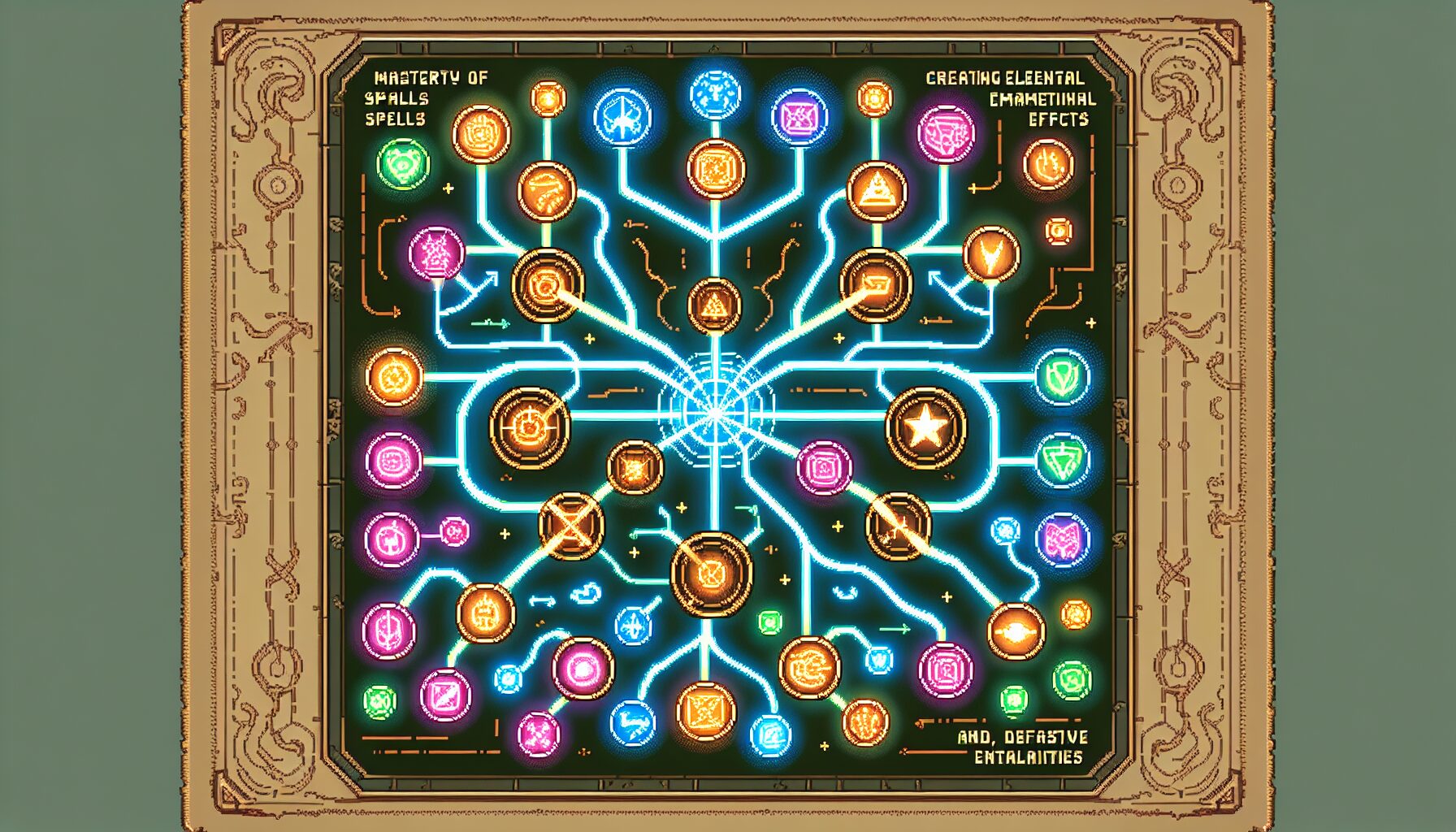 《Chronicon》精通系統介面，提供數百種被動成長路徑