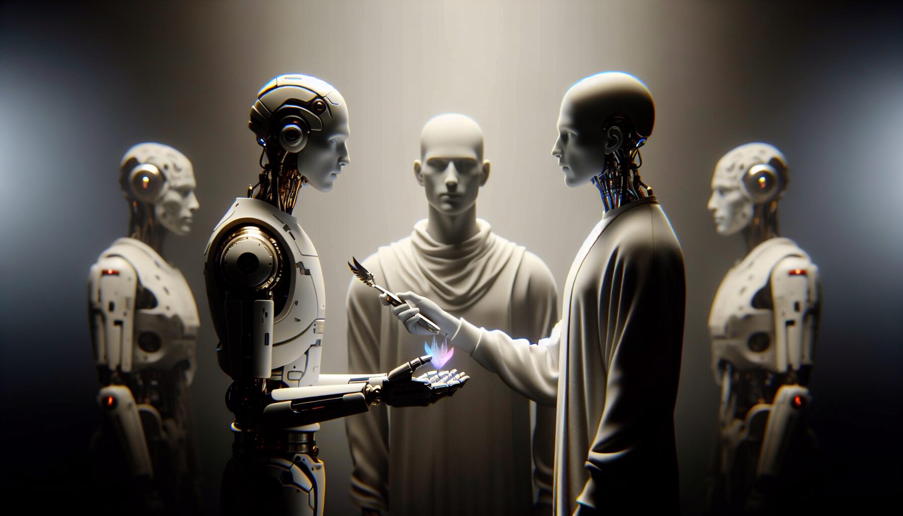 2B、9S、A2三位主角並肩作戰的劇情場面