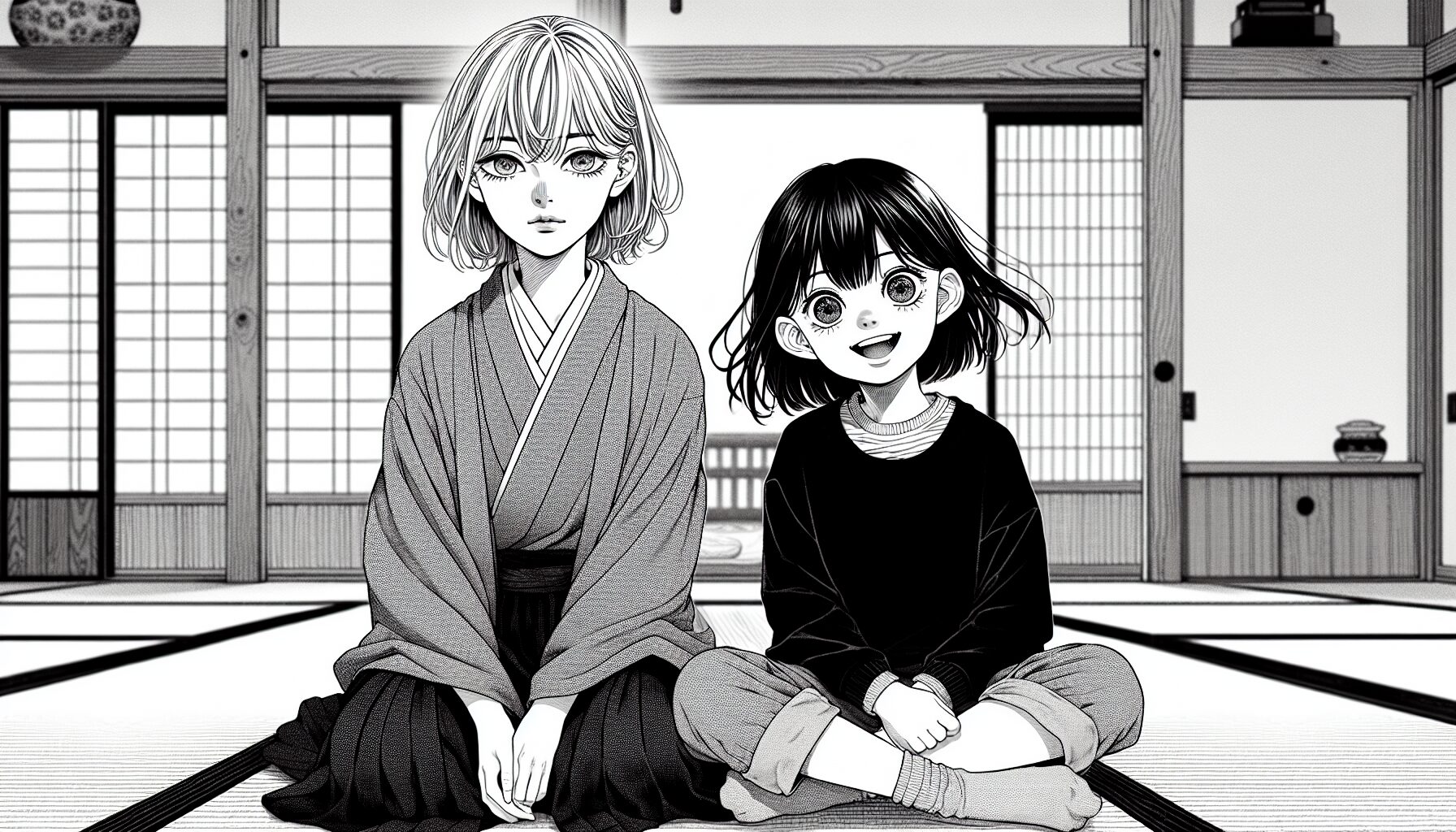 黑白妹遊戲主視覺圖