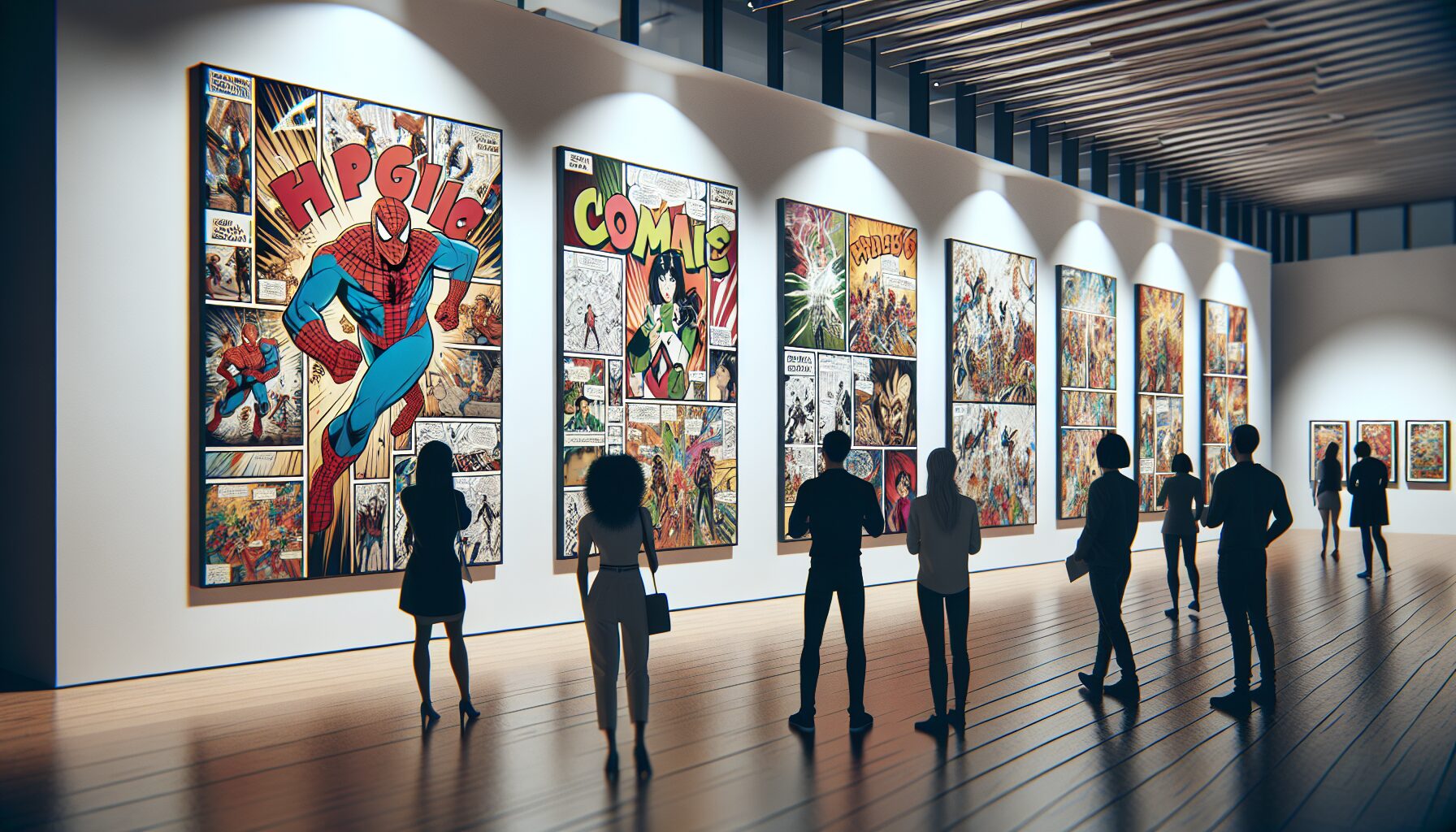 2024台中國際動漫博覽會熱血台漫專區展覽現場