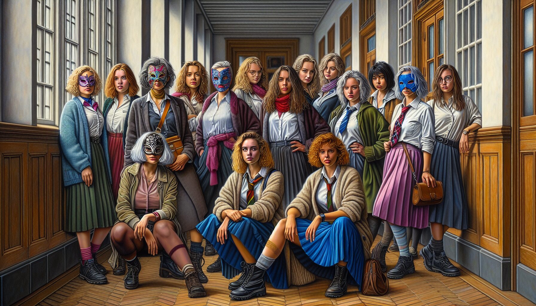 遊戲三人娘動畫版官方主視覺圖