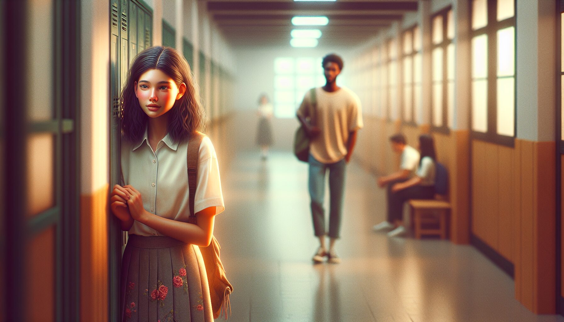 《偷偷藏不住》小說和改編劇集形象照，主角青春洋溢。