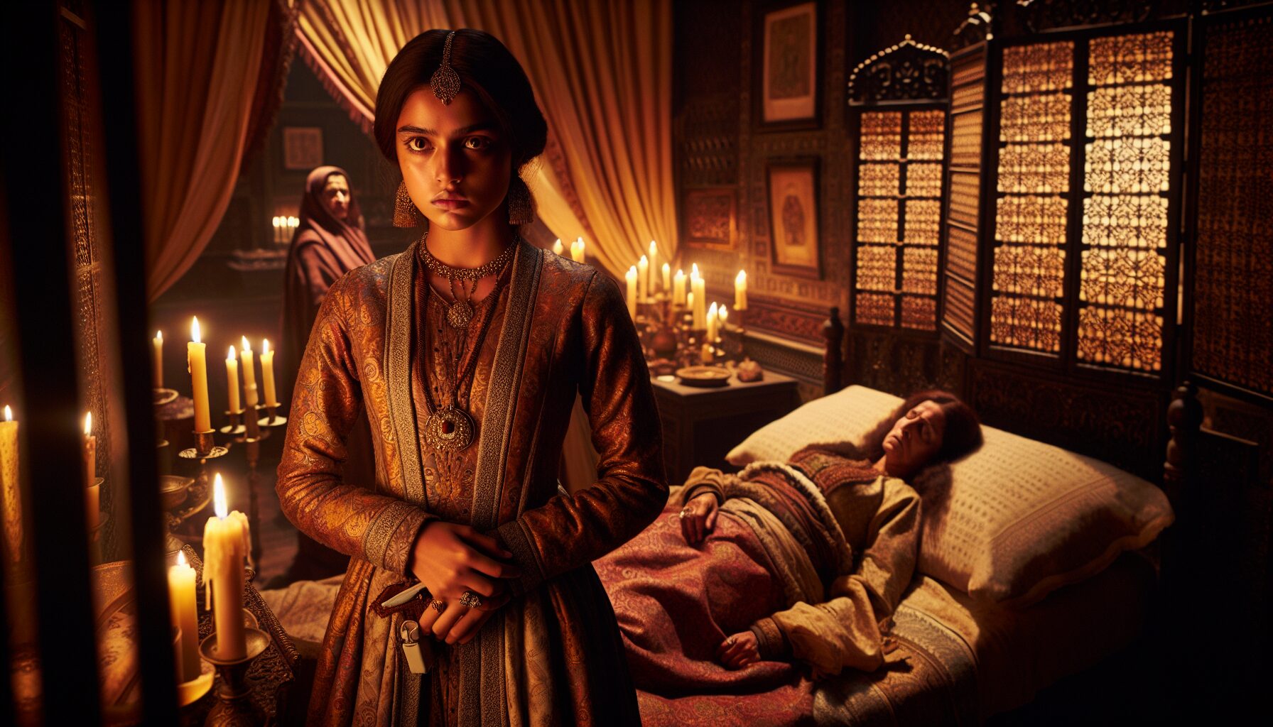 小說中帶有權謀與家國元素的經典場景繪製