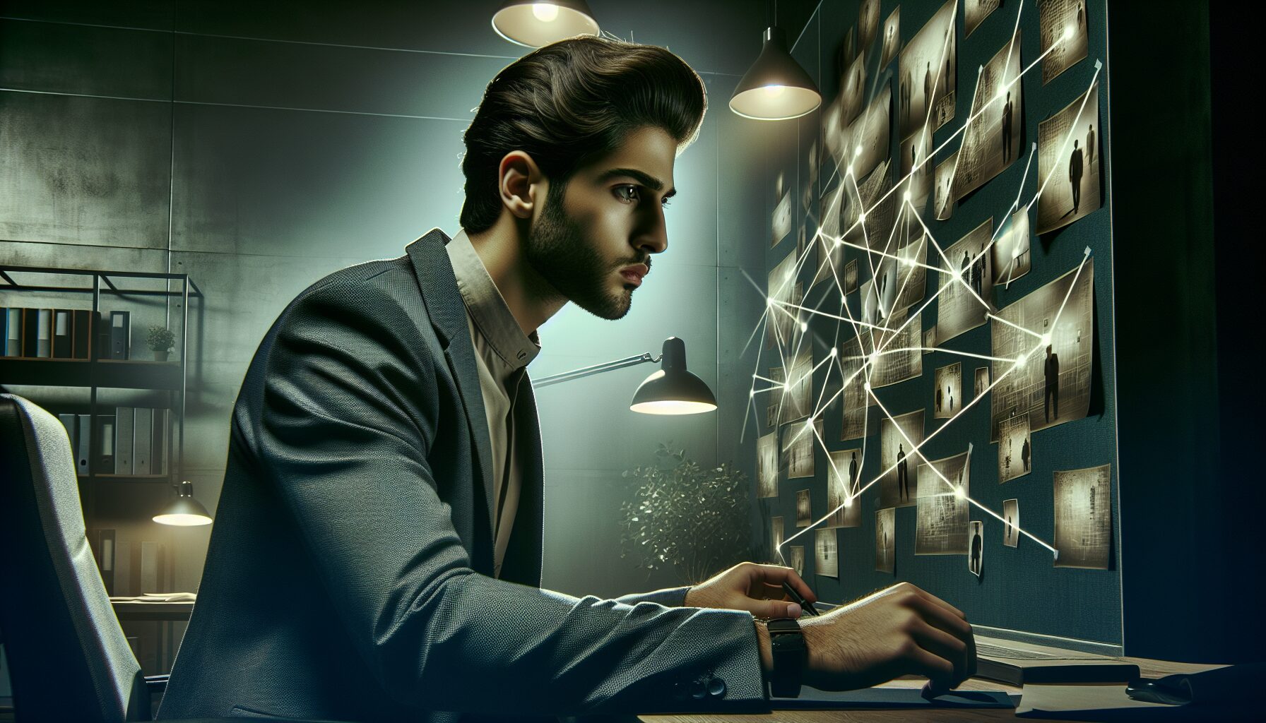 阿奎亞陷於沉思，充滿推理與心理戰的氛圍