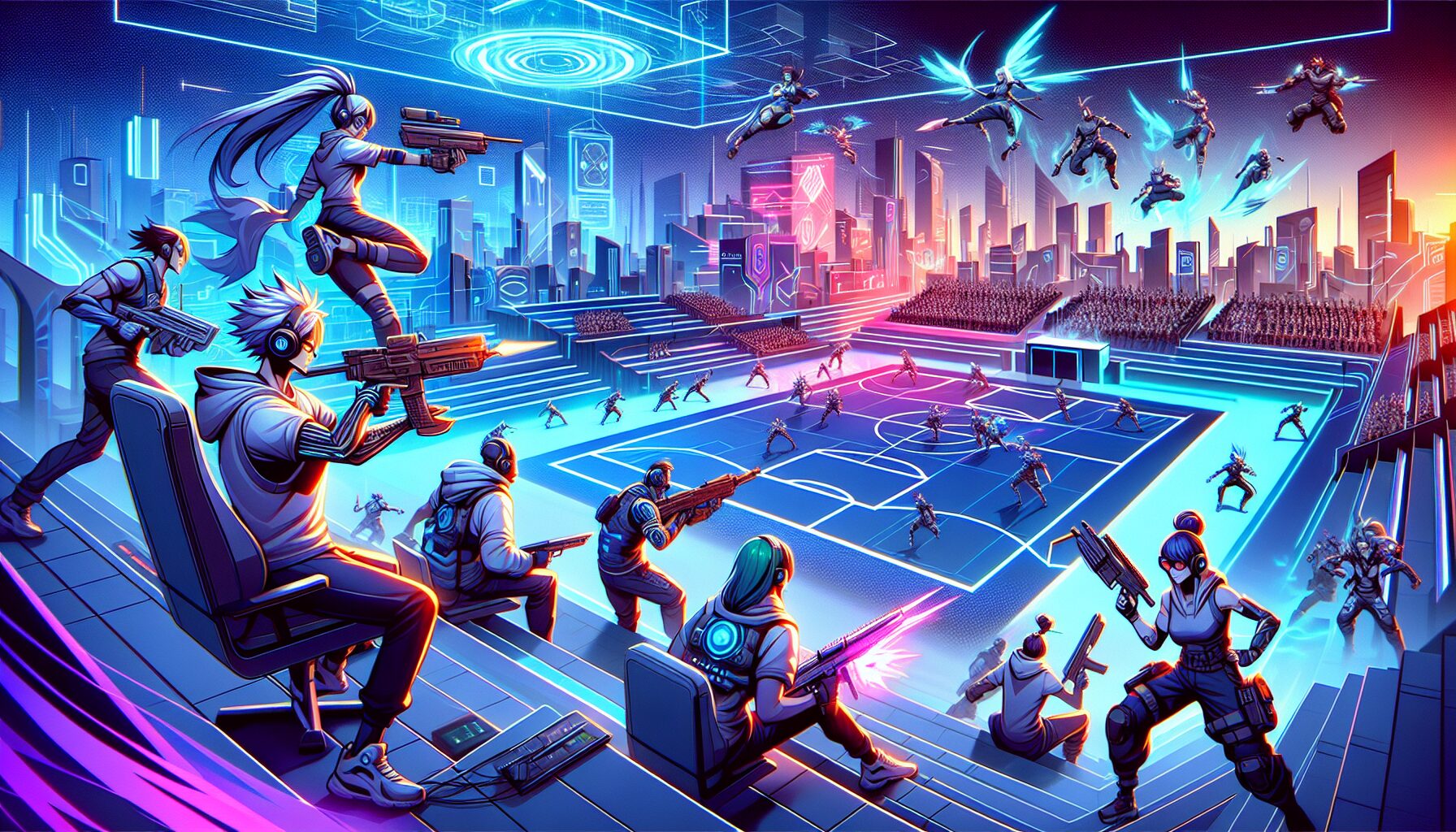 Steam永久免費多人競技遊戲代表畫面