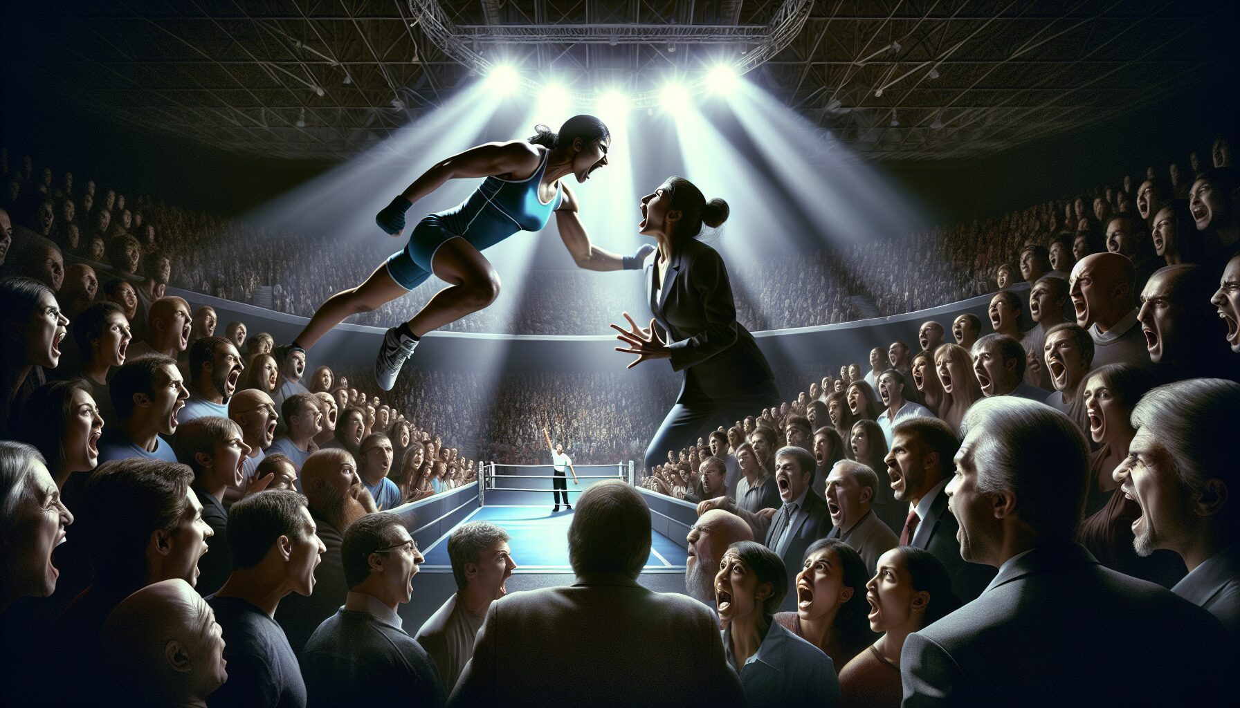 約翰·希南於WrestleMania 41奪冠經典畫面，舉起腰帶慶祝