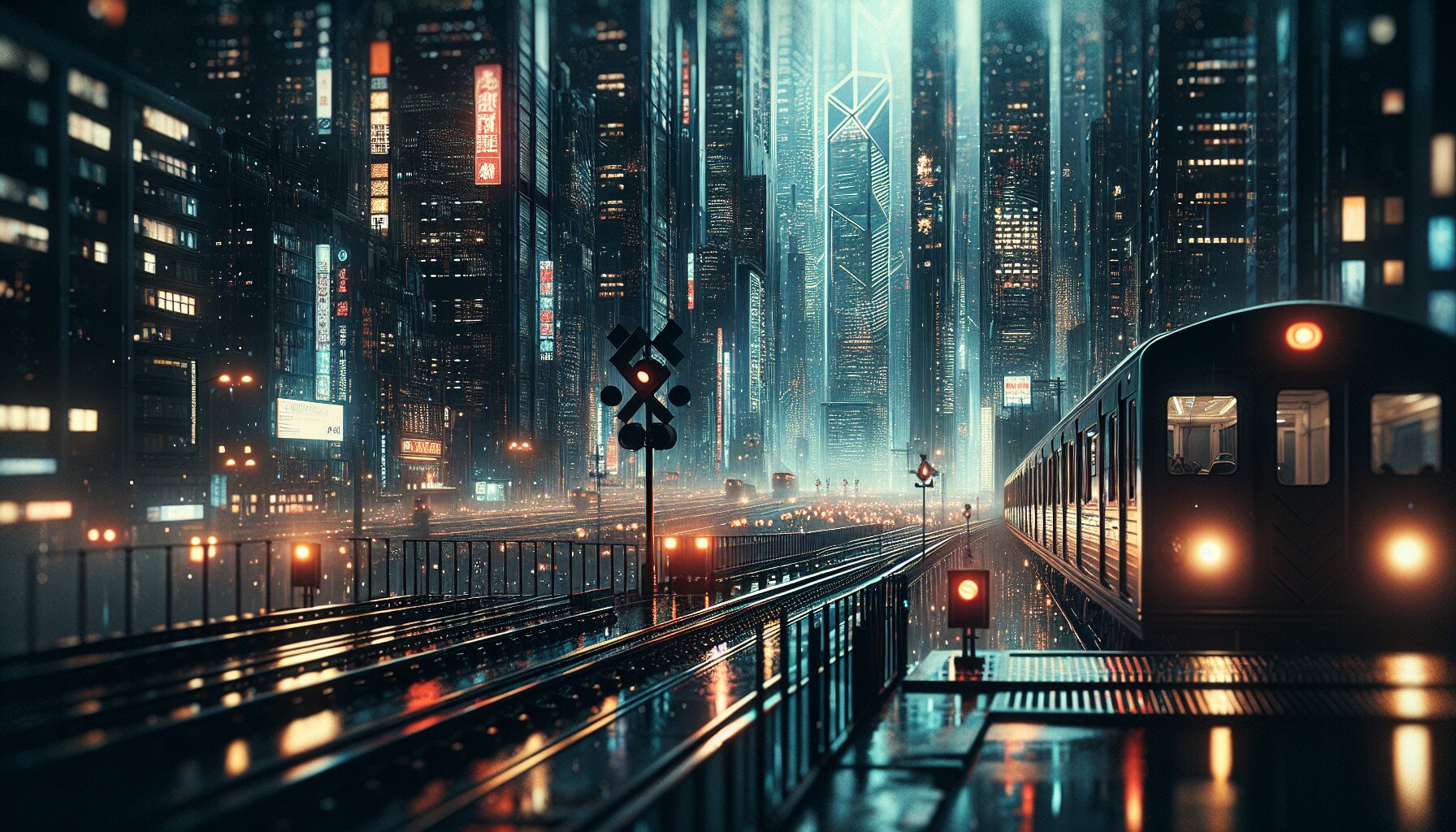 貴樹在東京十字路口迷惘的步伐