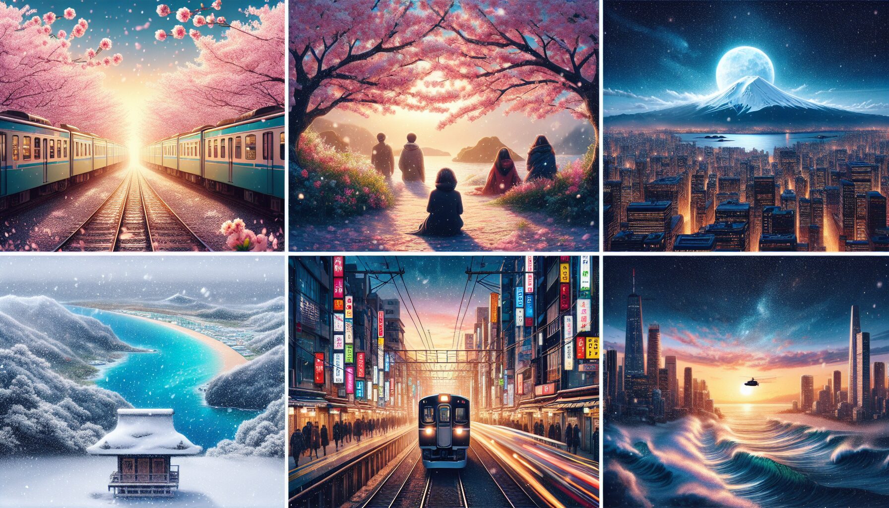 貴樹與明里在平交道錯身而過