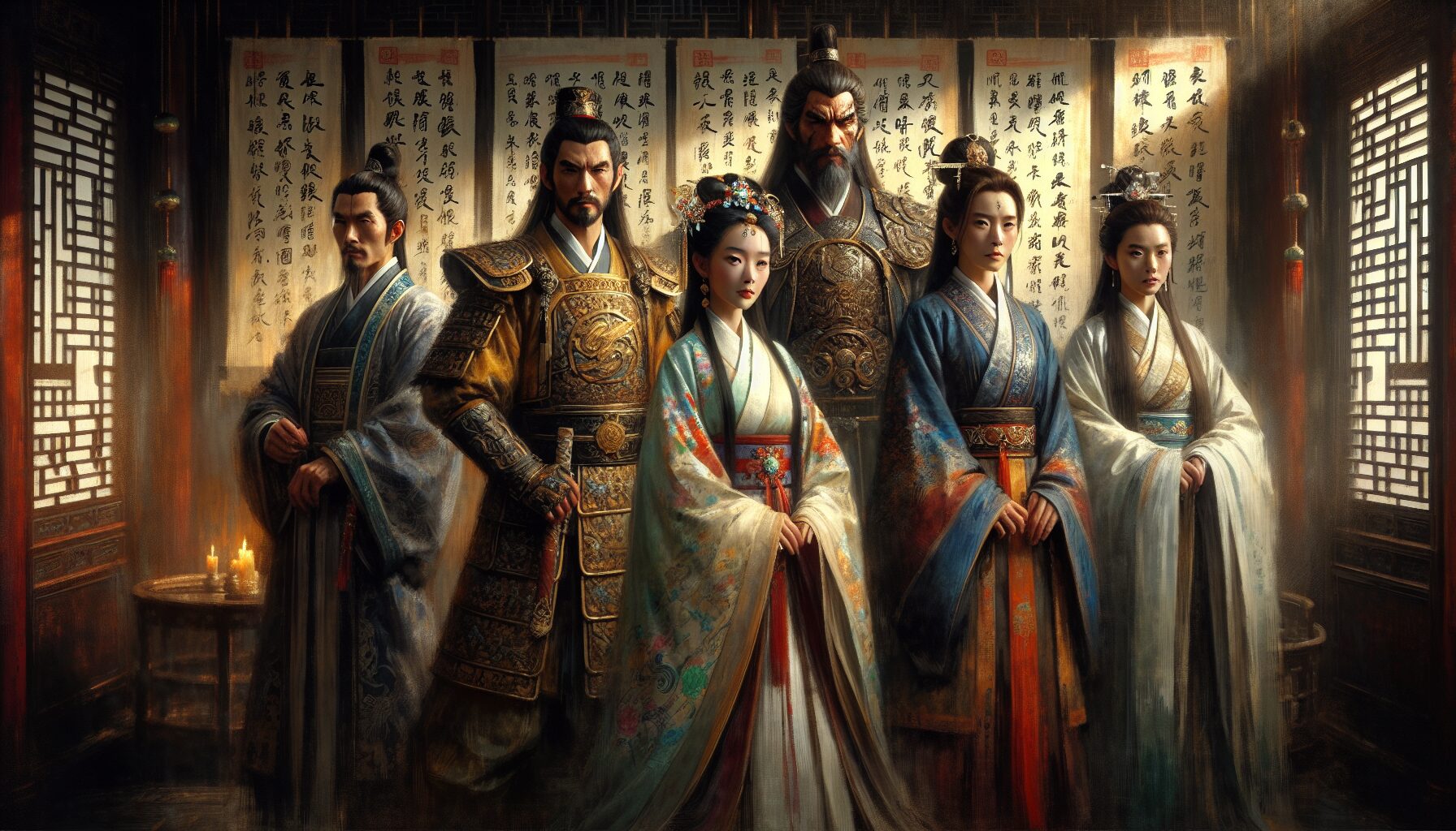 主要配角群像:魏淵、臨安公主、懷慶公主等