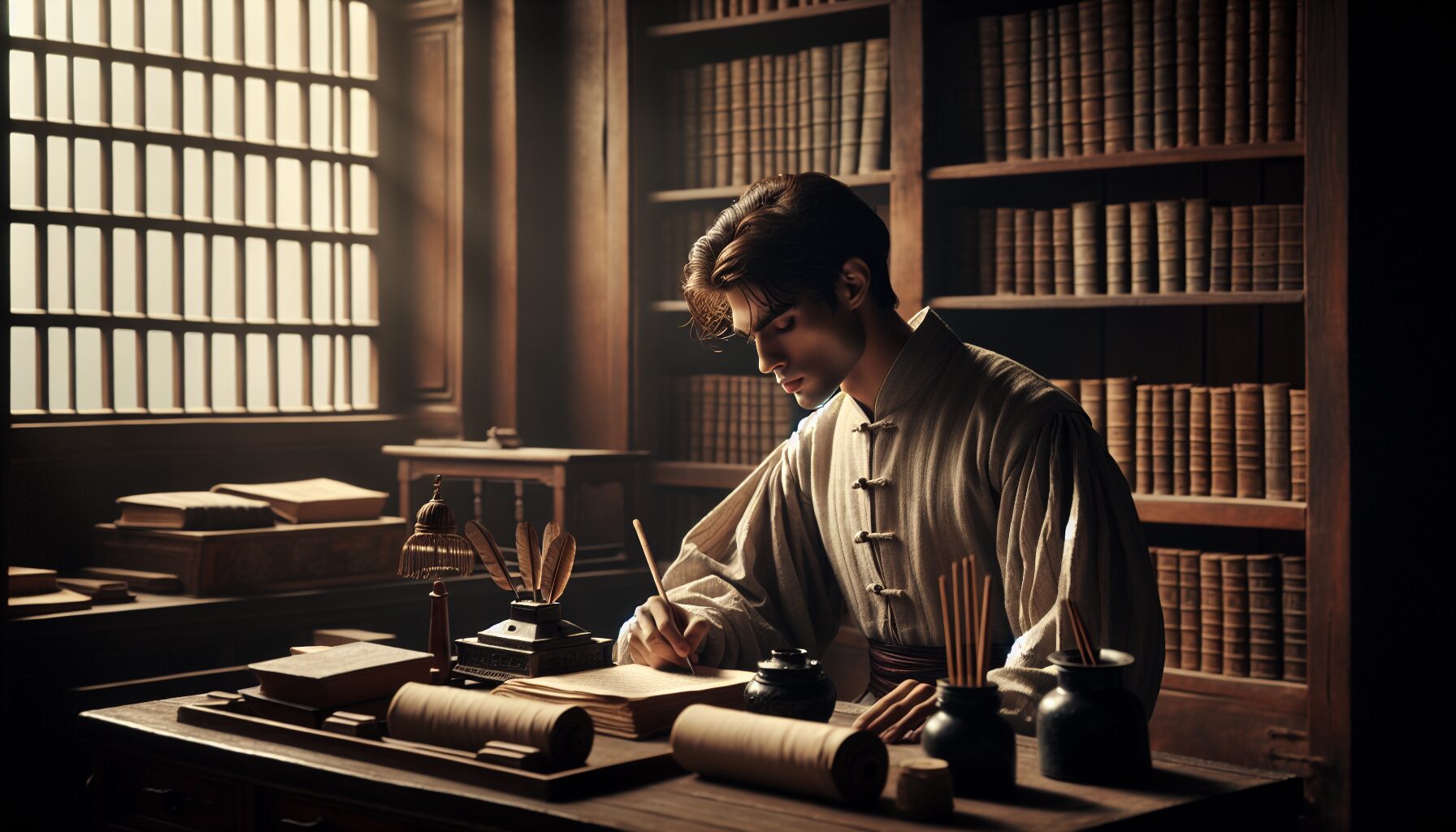 大魏讀書人小說書封與文學氛圍