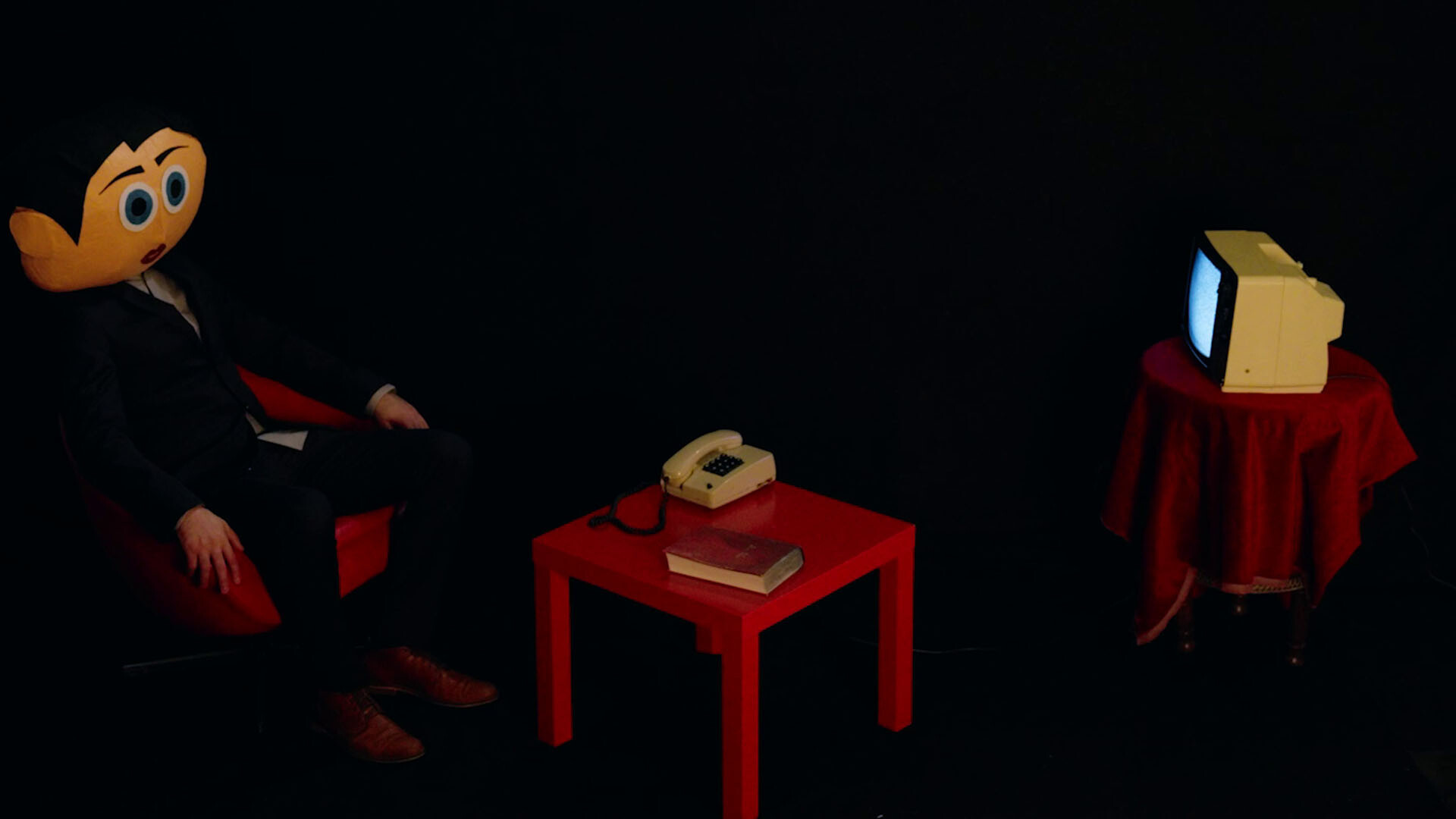 遊戲中的一個場景,亞當正在與某人對話