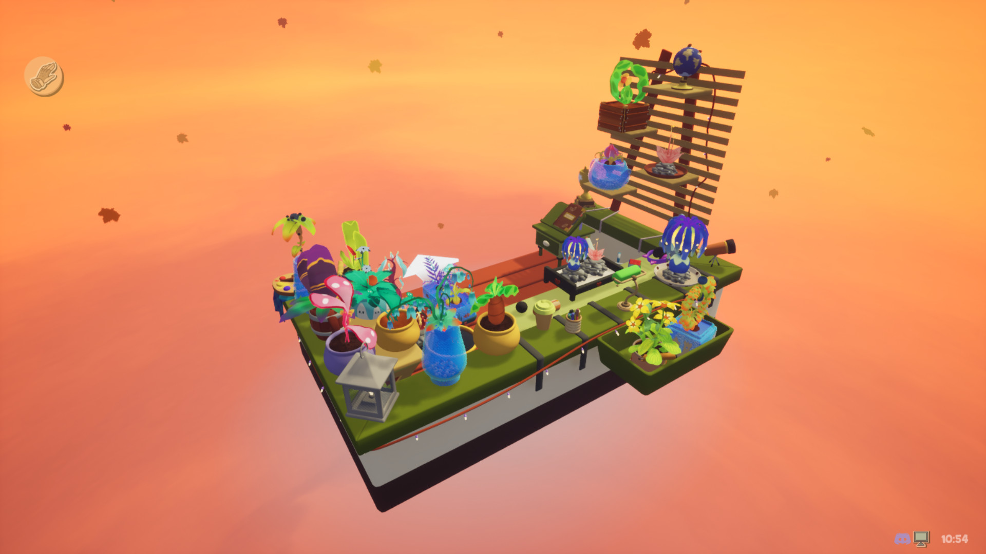 玩家可以自由變更房間的顏色與背景,創造舒適的個人空間