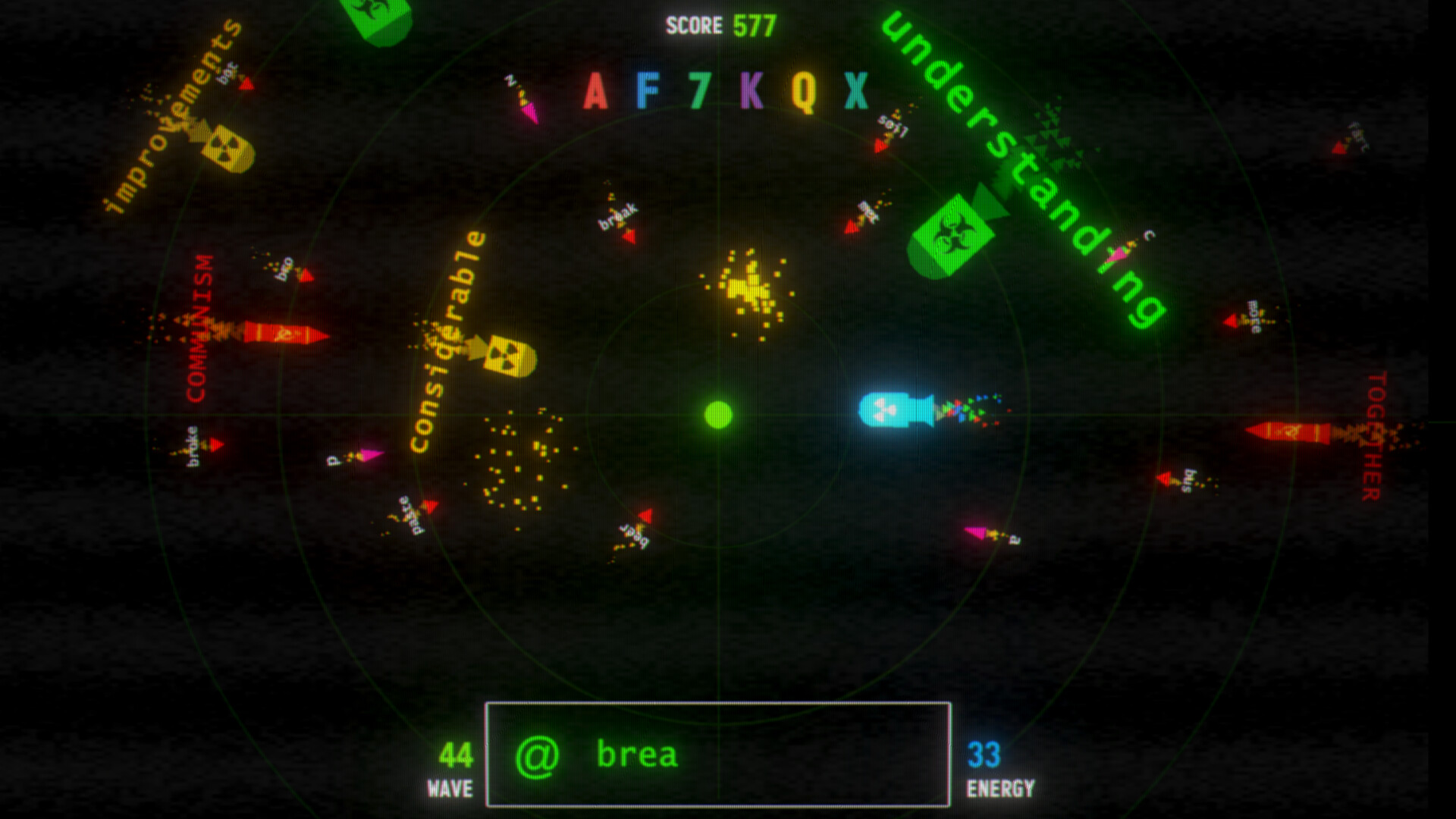 TYPE 遊戲中的領袖挑戰畫面