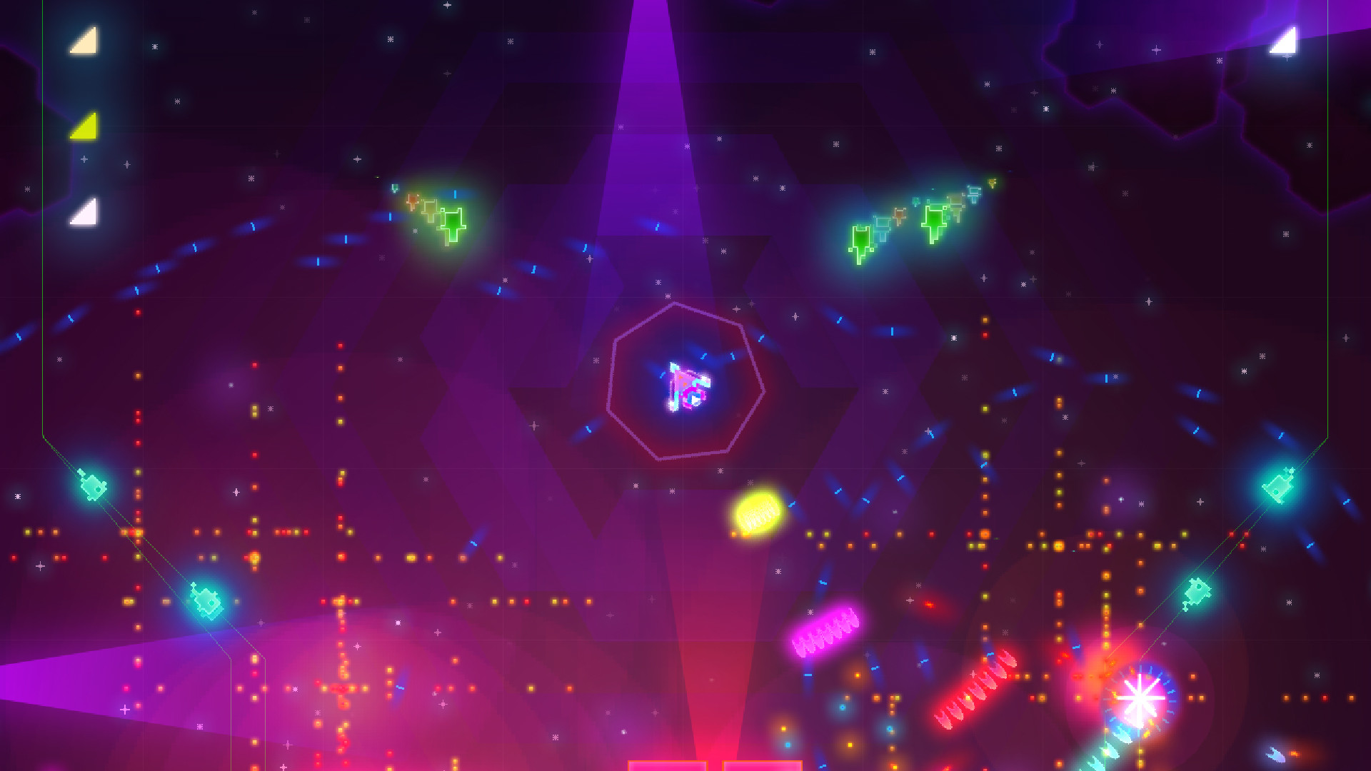 ARCADE 遊戲激烈戰鬥畫面