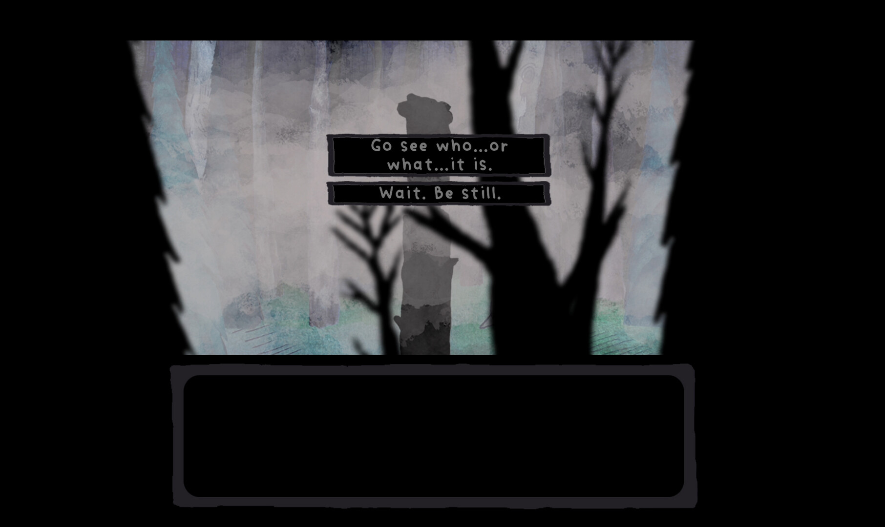 森林中的場景，充滿神秘氛圍