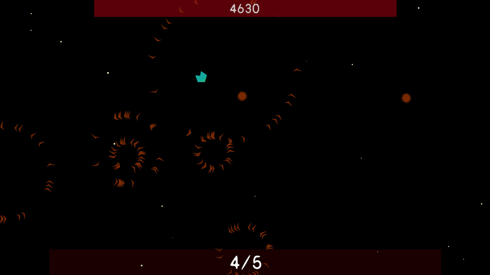 遊戲中的各種幾何形狀彈幕