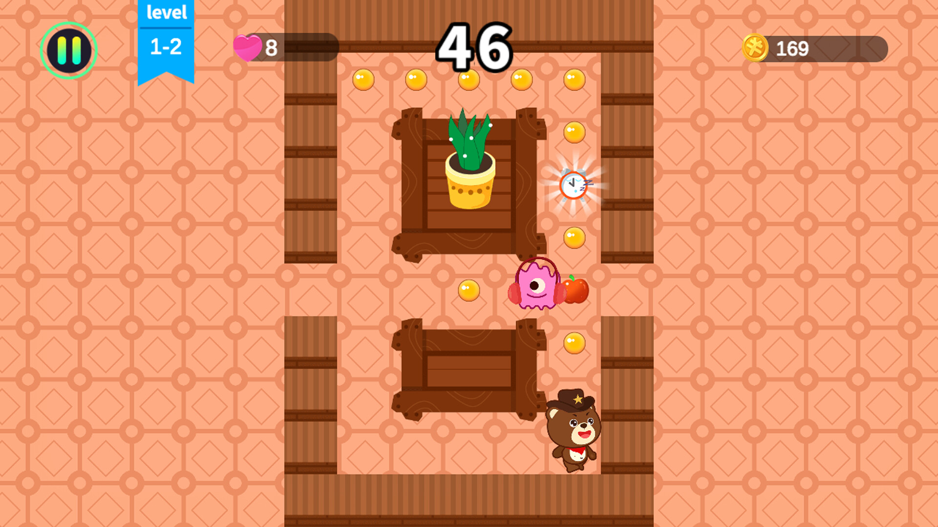 遊戲結束或得分結算畫面。