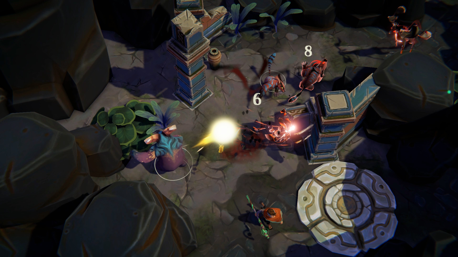 快節奏的即時戰鬥畫面