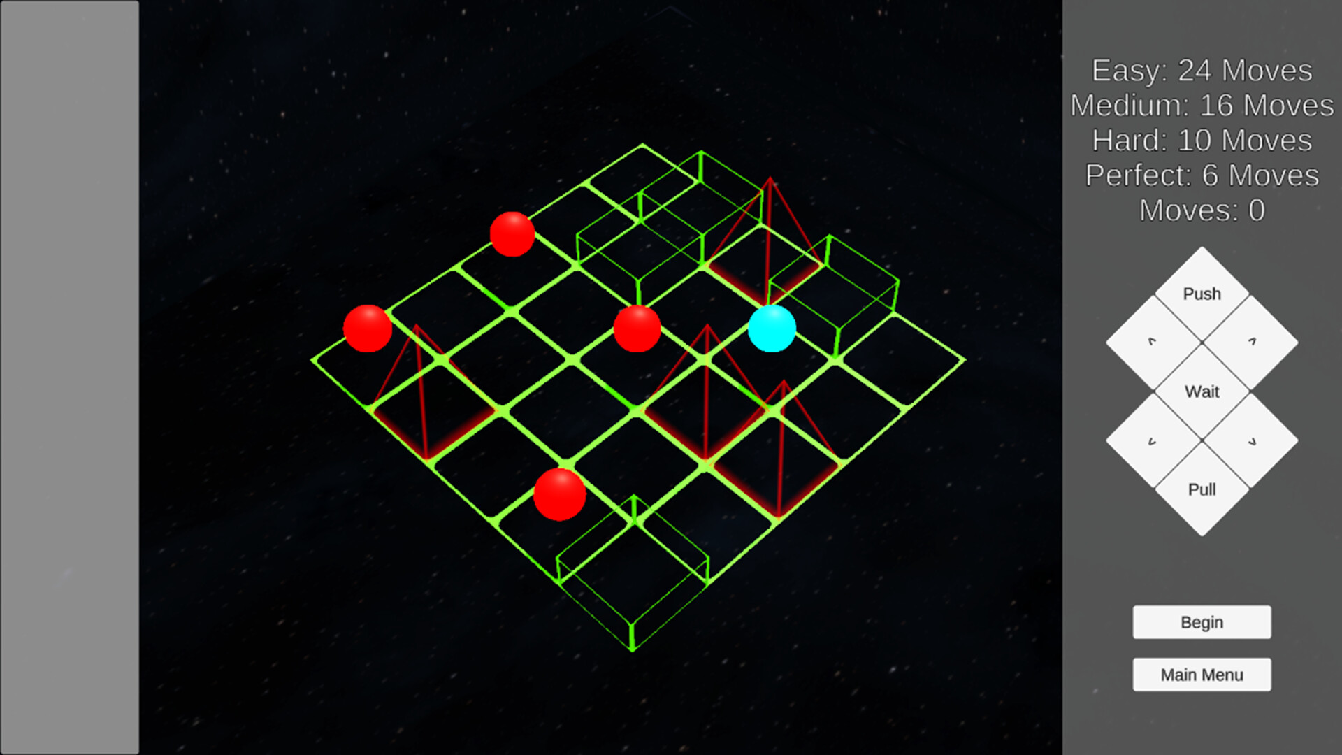 重力網格遊戲關卡畫面