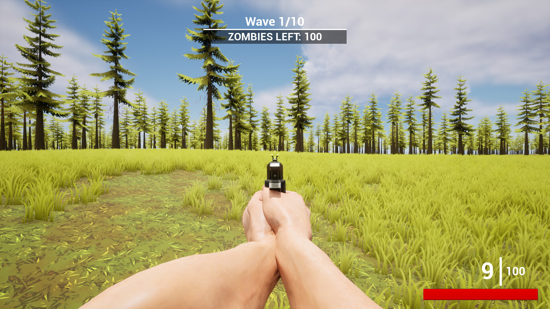 獨立遊戲《死亡之島》中的殭屍戰鬥場景