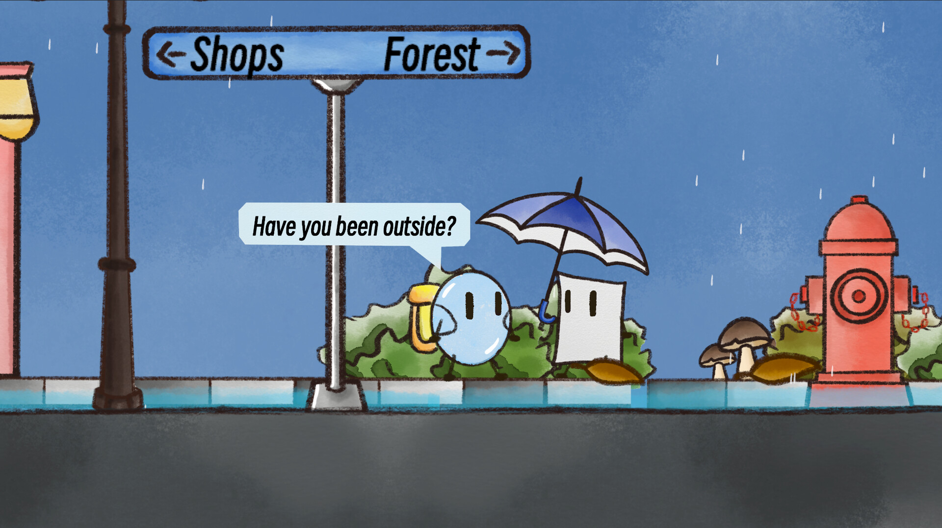 遊戲中溫馨的室內場景