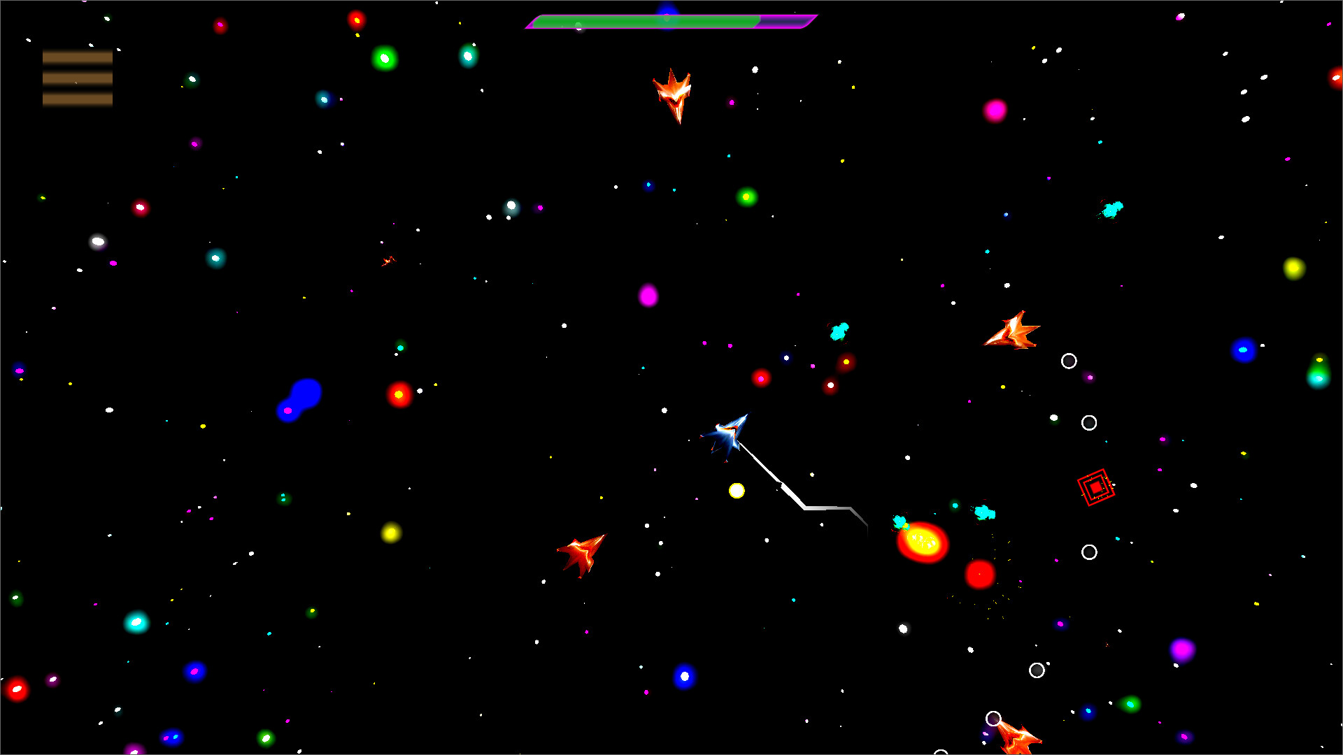 遊戲中的使用者介面與升級模組顯示