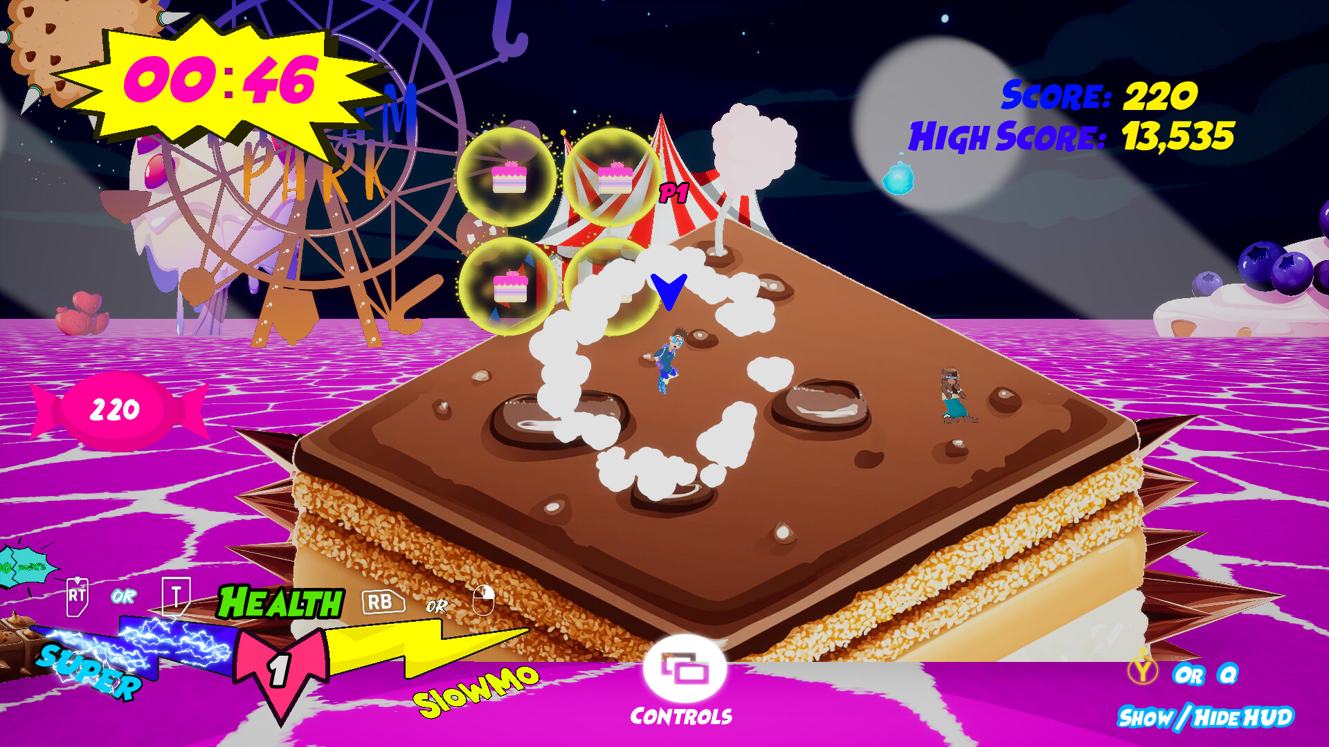 遊戲中的戰鬥畫面