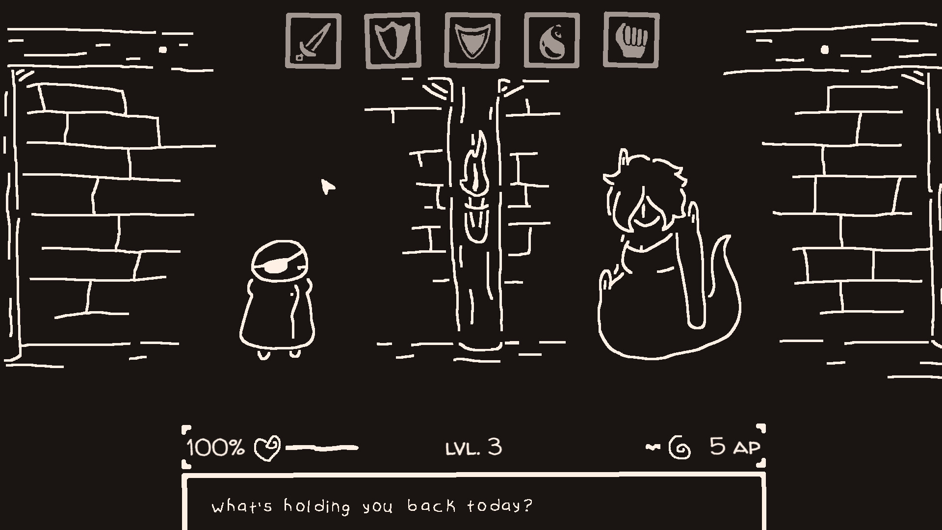 玩家隊伍遭遇強大的地城頭目。