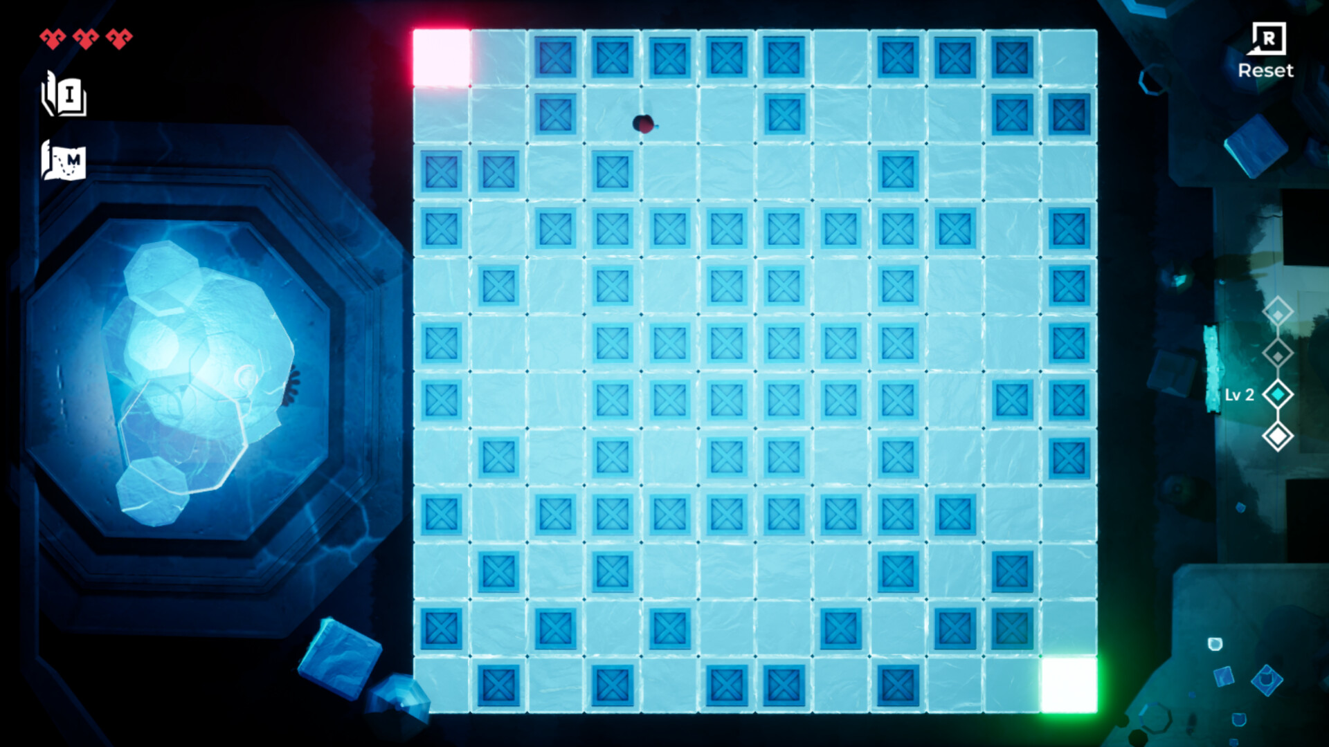 在神秘的洞穴中探索。