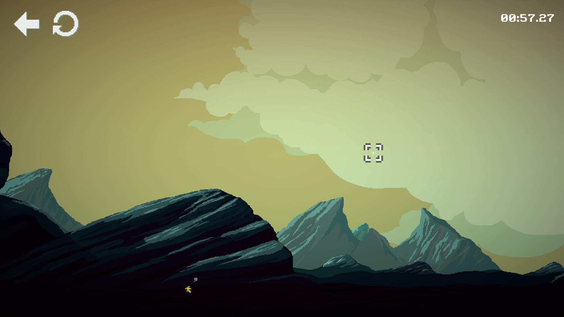 玩家角色在發光的植物群中穿梭。