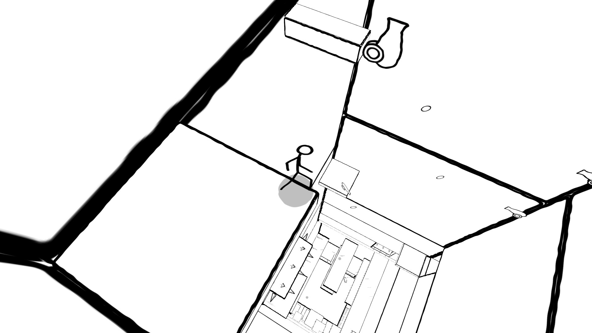 在超現實的場景中不斷向上