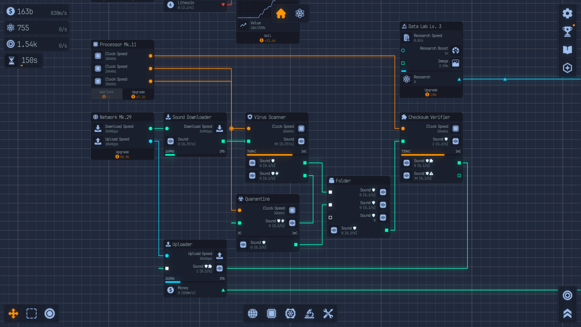 Upload Labs 遊戲中的節點系統