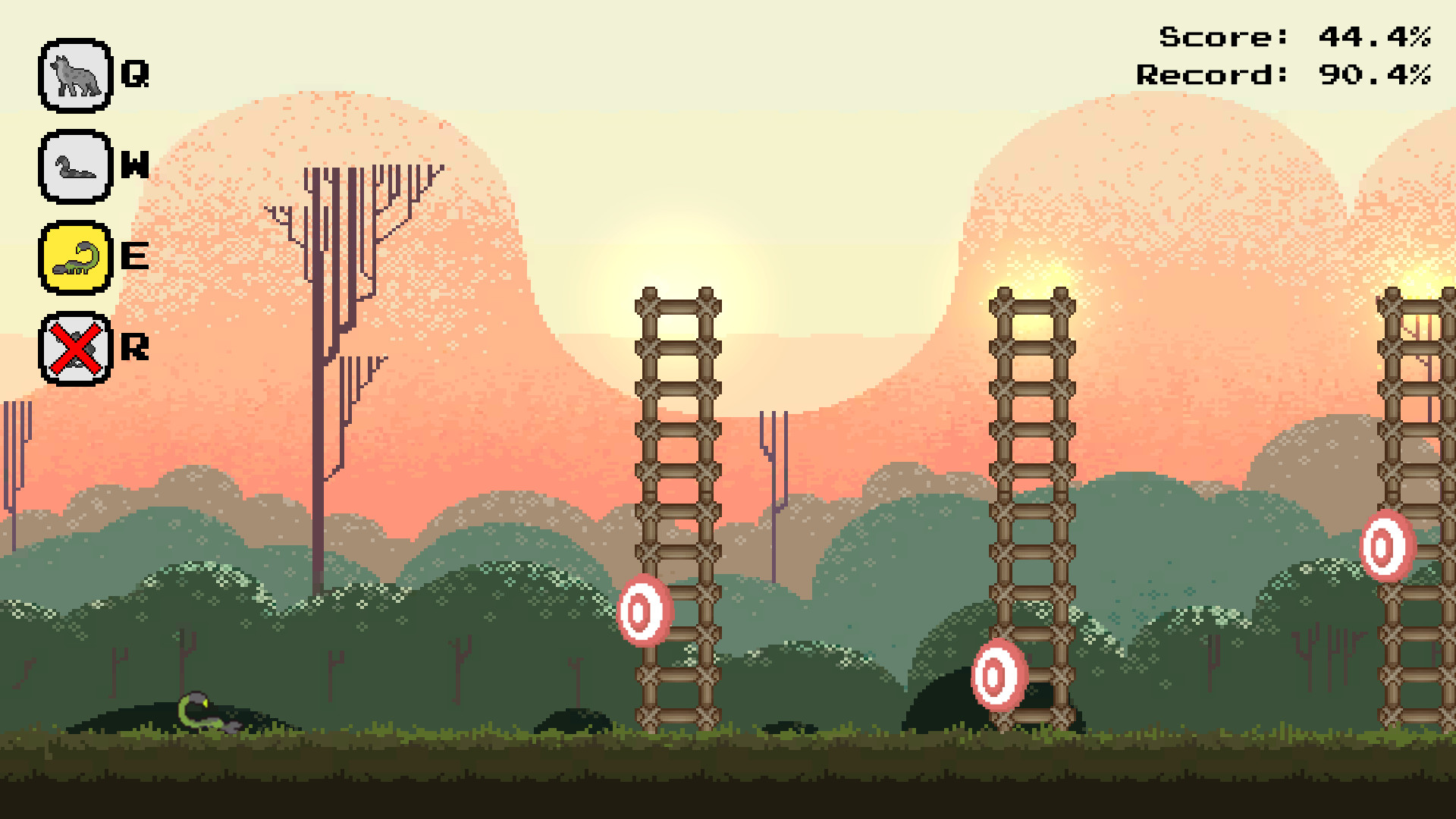 色彩鮮豔的遊戲場景