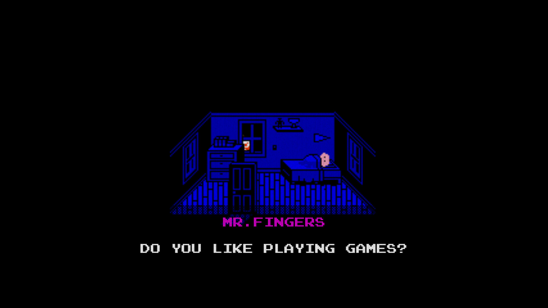 遊戲中一個昏暗的房間,充滿了神秘感