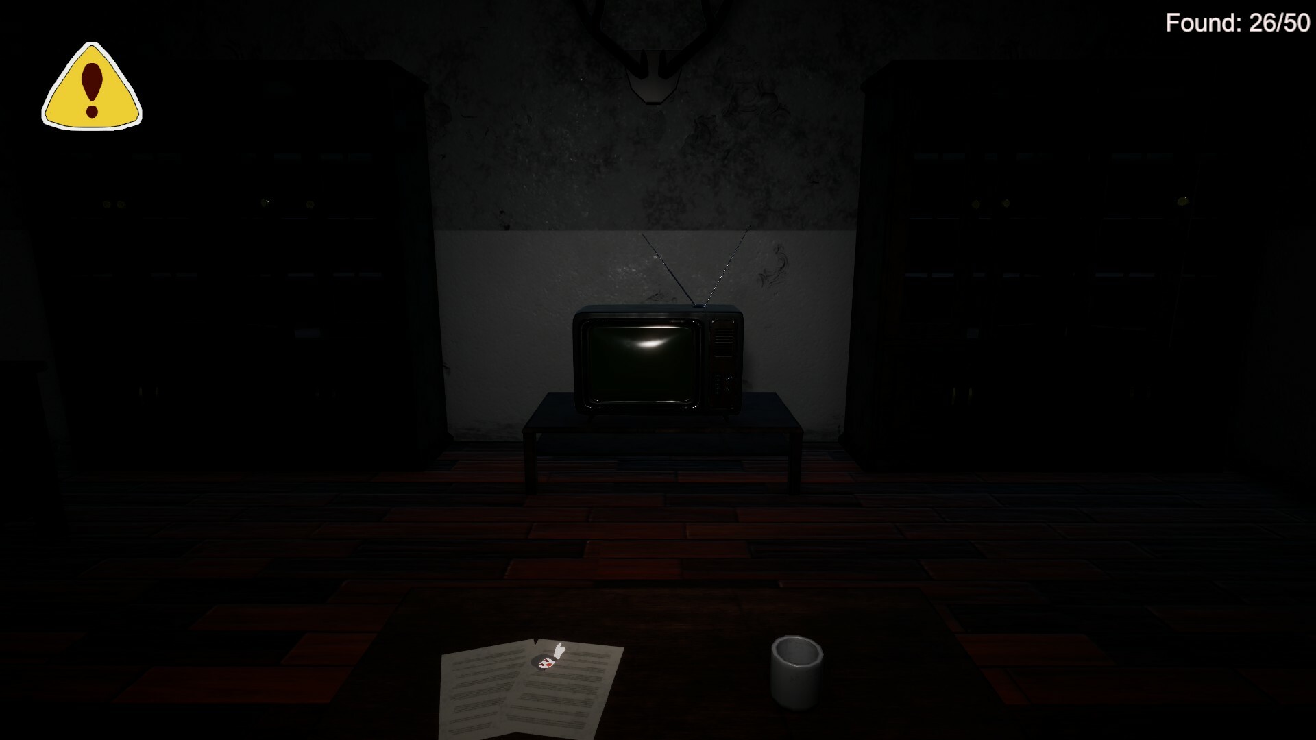 《突發驚嚇》（Jumpscare Scare Jump）遊戲畫面，呈現出獨特的恐怖氛圍。