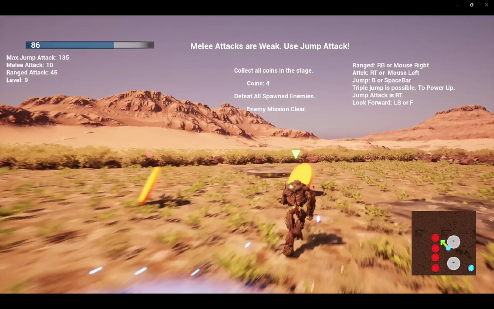 玩家角色在荒蕪的星球上準備迎戰。