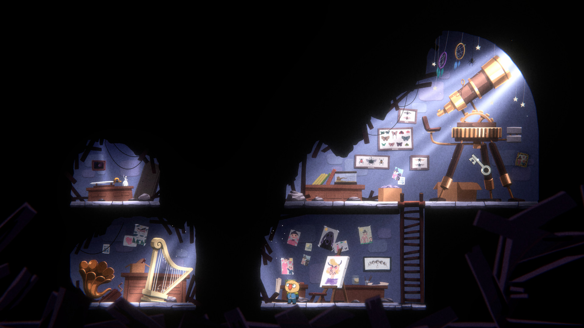 獨特的鏡像機制是遊戲的玩法核心