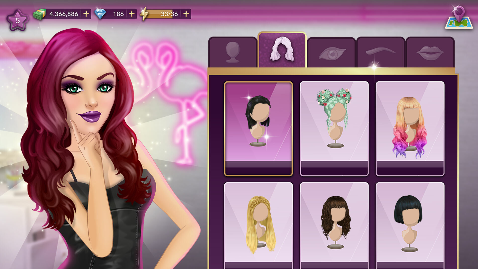 遊戲角色身穿華麗服飾走在紅毯上