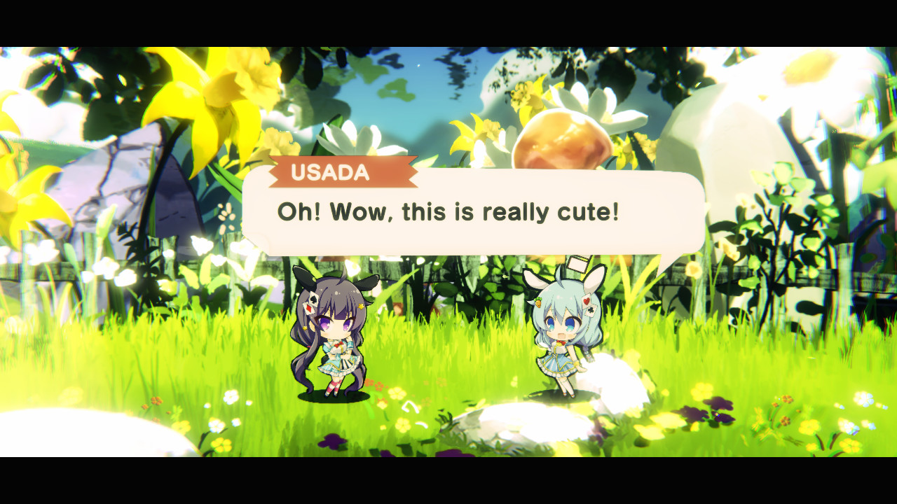 兔田使用大錘進行猛烈的近身攻擊