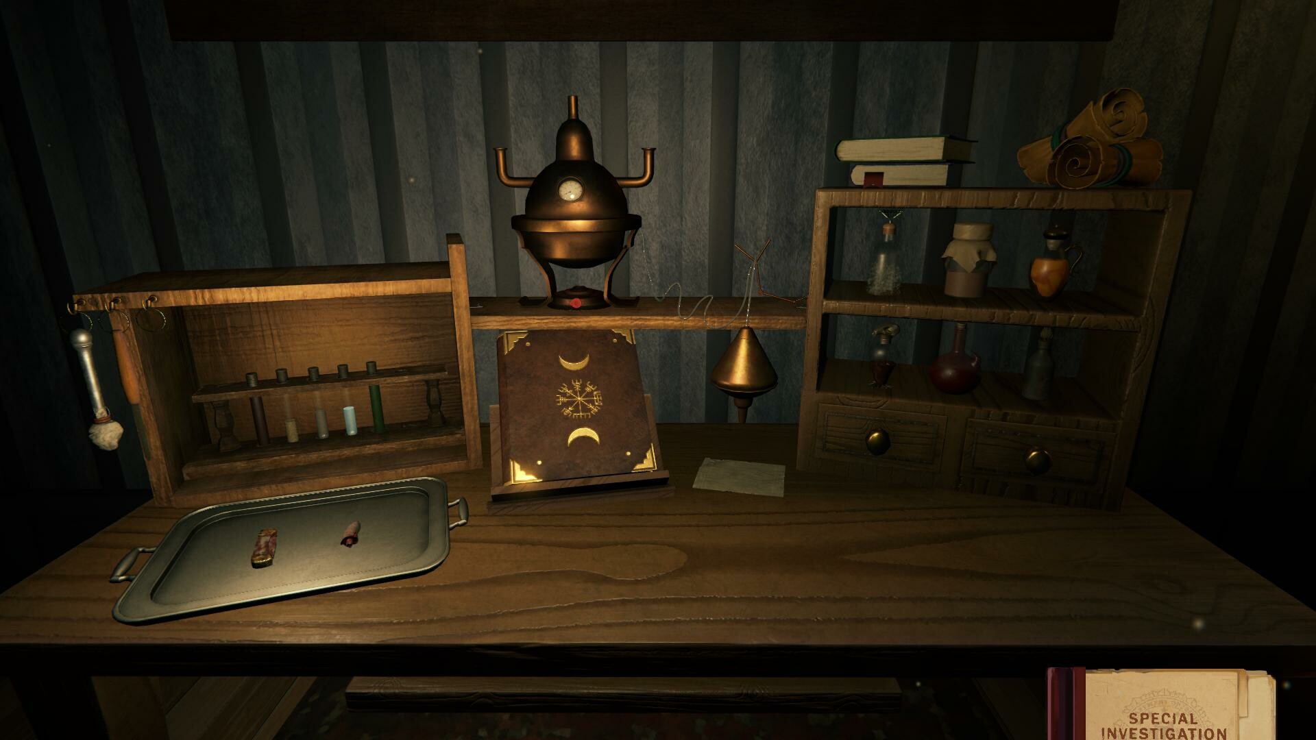 遊戲中的偵探板,用於整理線索和進行推理。