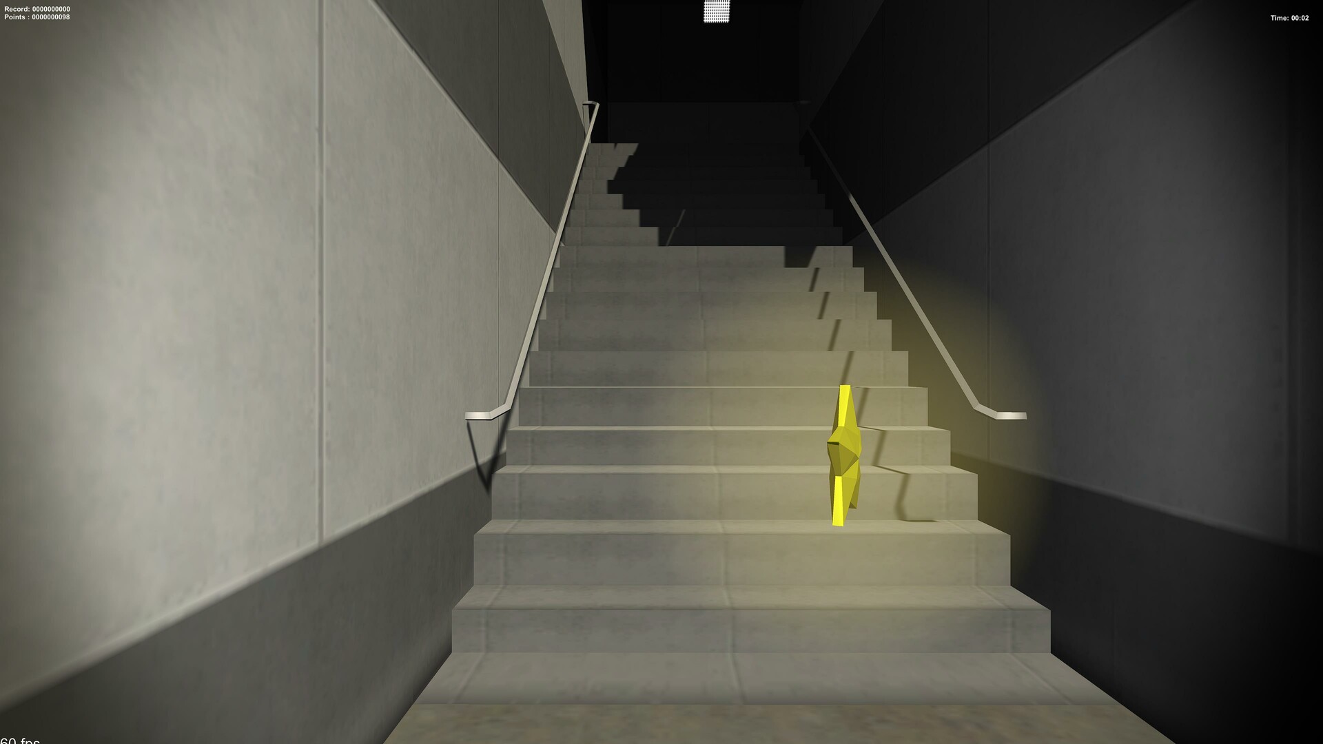 玩家需要在昏暗的場景中躲避光線