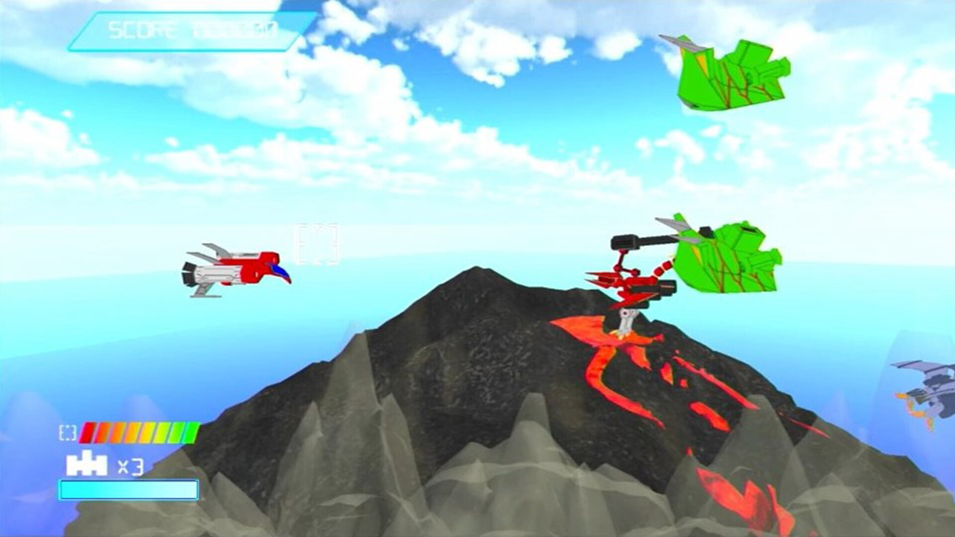 發射鎖定導彈攻擊敵人