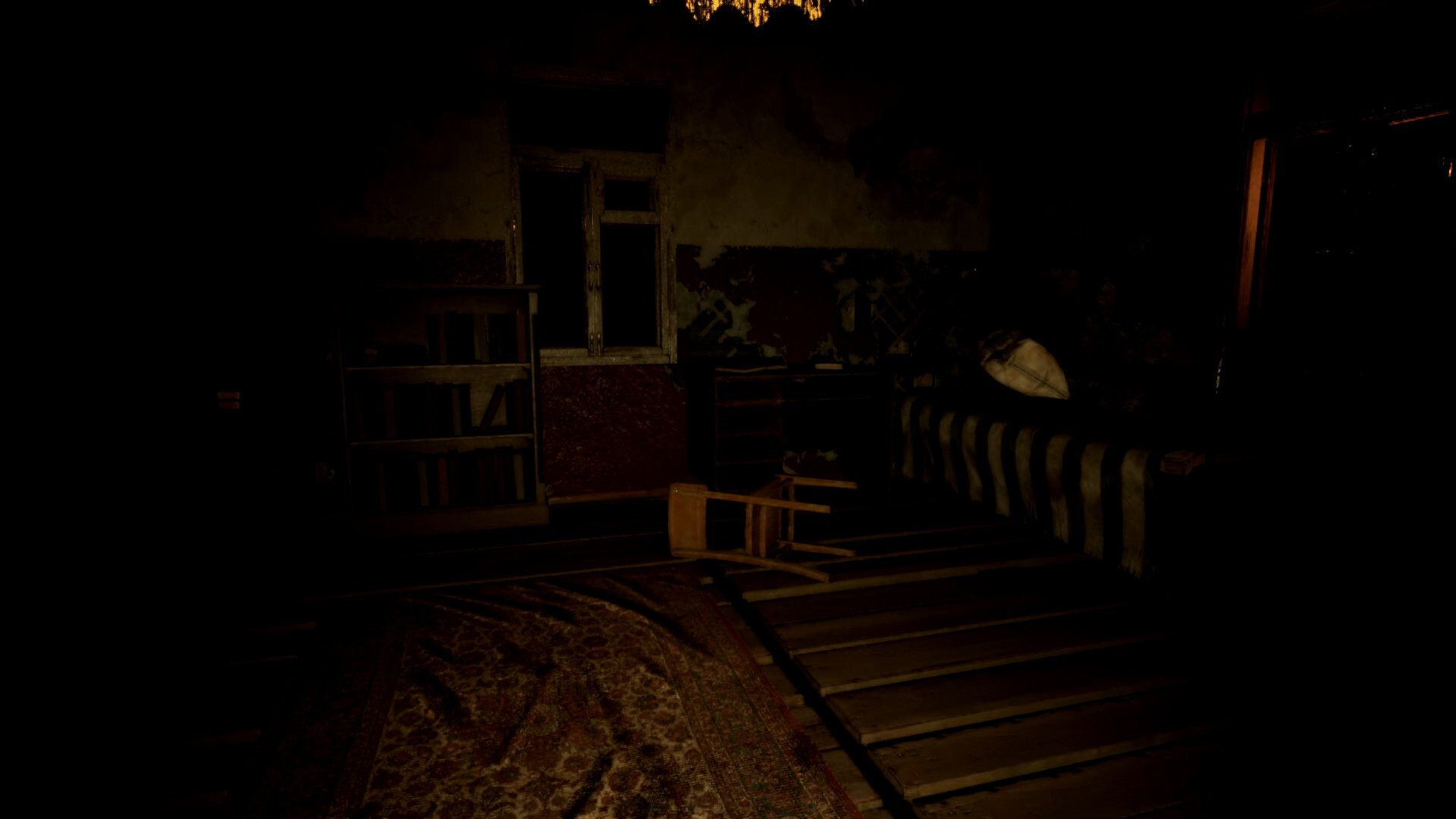 遊戲中的一個解謎場景，需要玩家仔細觀察環境。