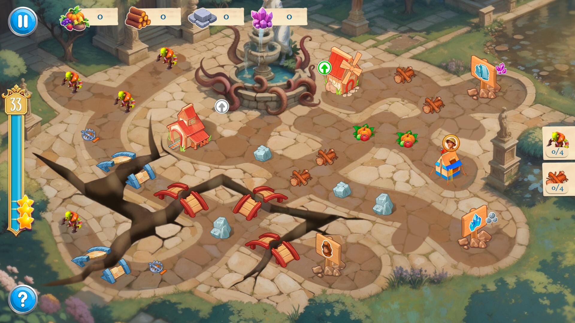 遊戲中的建築與場景充滿了可愛迷人的風格