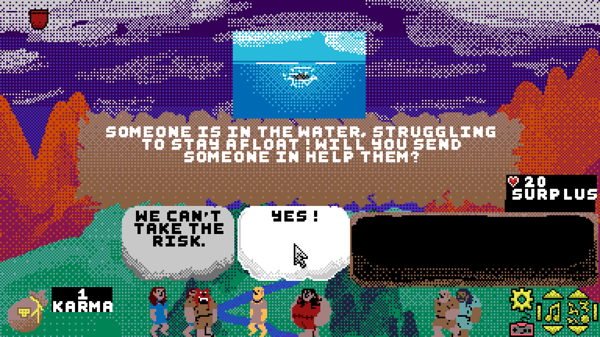 穴居人商隊遊戲中的部落成員