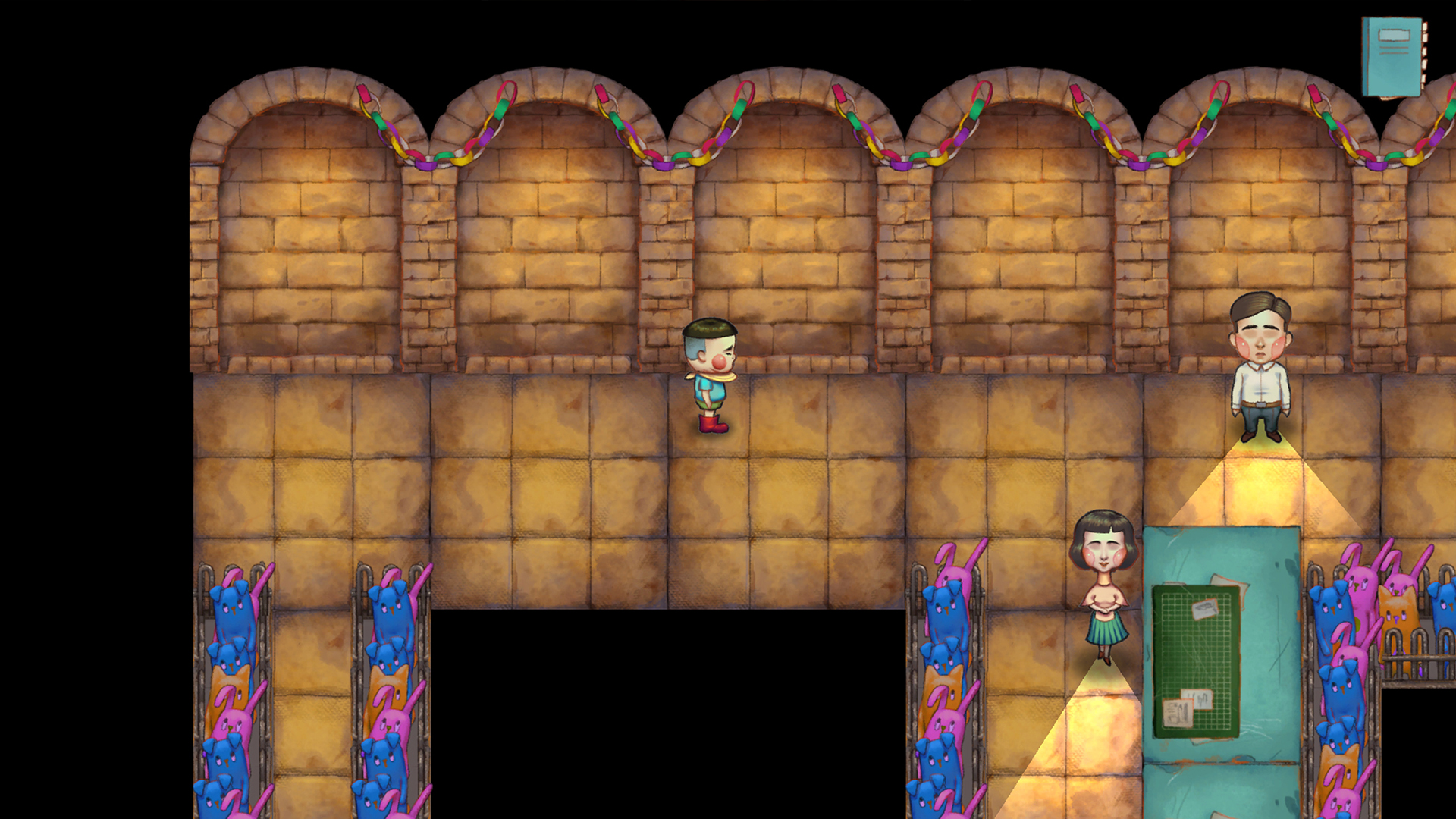 遊戲中的對決場景