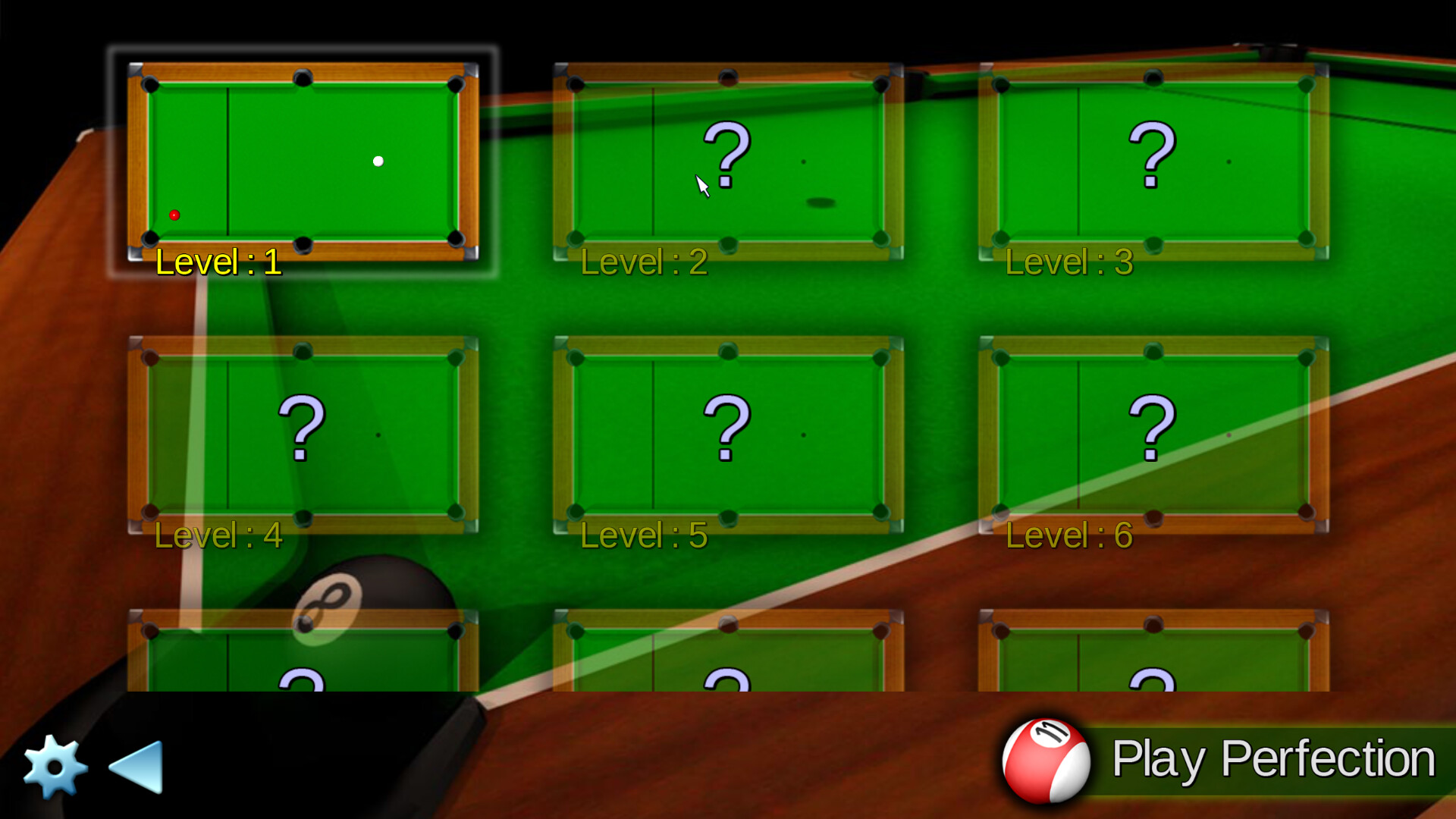 遊戲中練習模式的畫面。